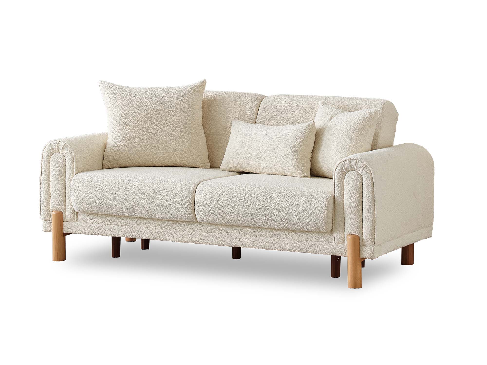 Soho Convertible Loveseat Cream
