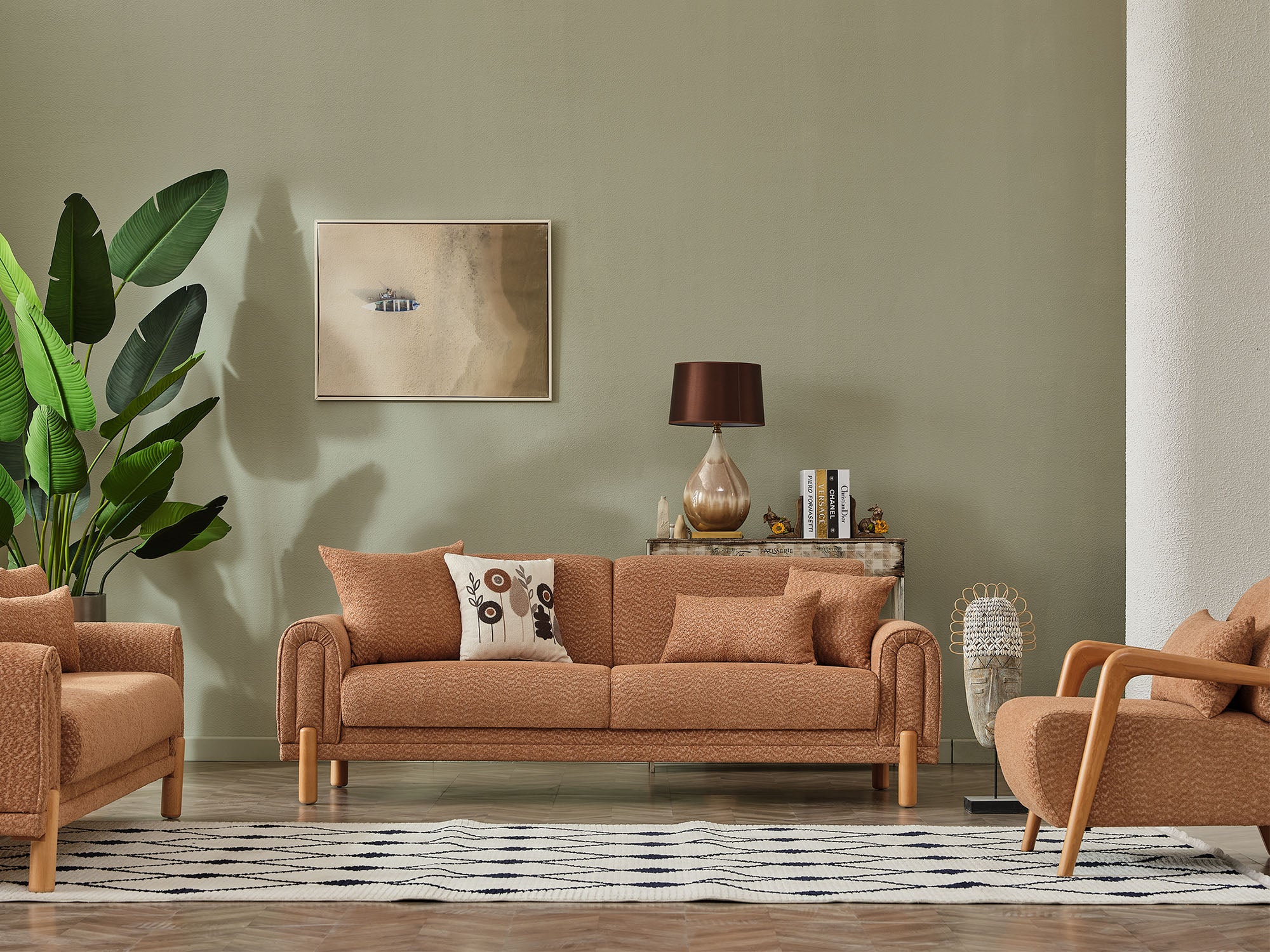 Soho 3-pieces (Sofa & Loveseat & Chair) Livingroom Set Somon