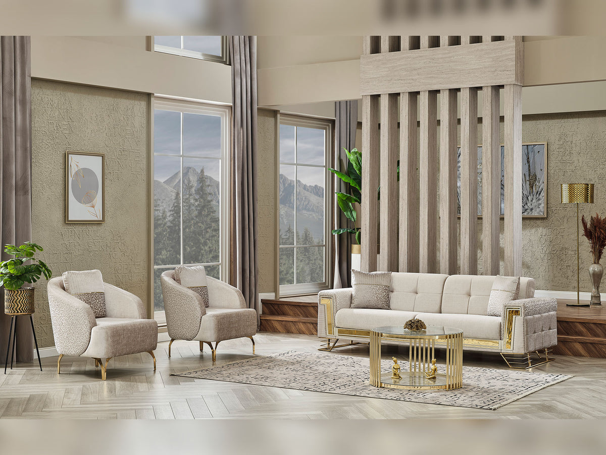 Titan 3-pieces (Sofa & Loveseat & Chair) Livingroom
