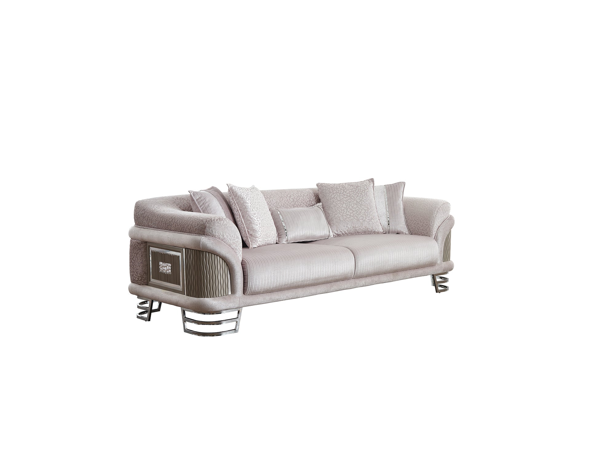 Versace Stationary Sofa Light Grey