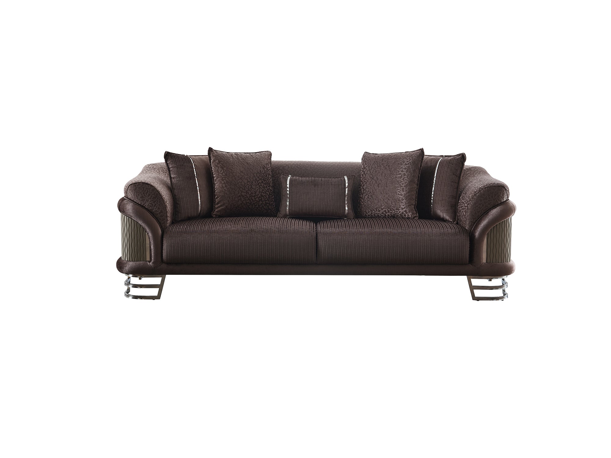 Versace Stationary Sofa Dark Grey
