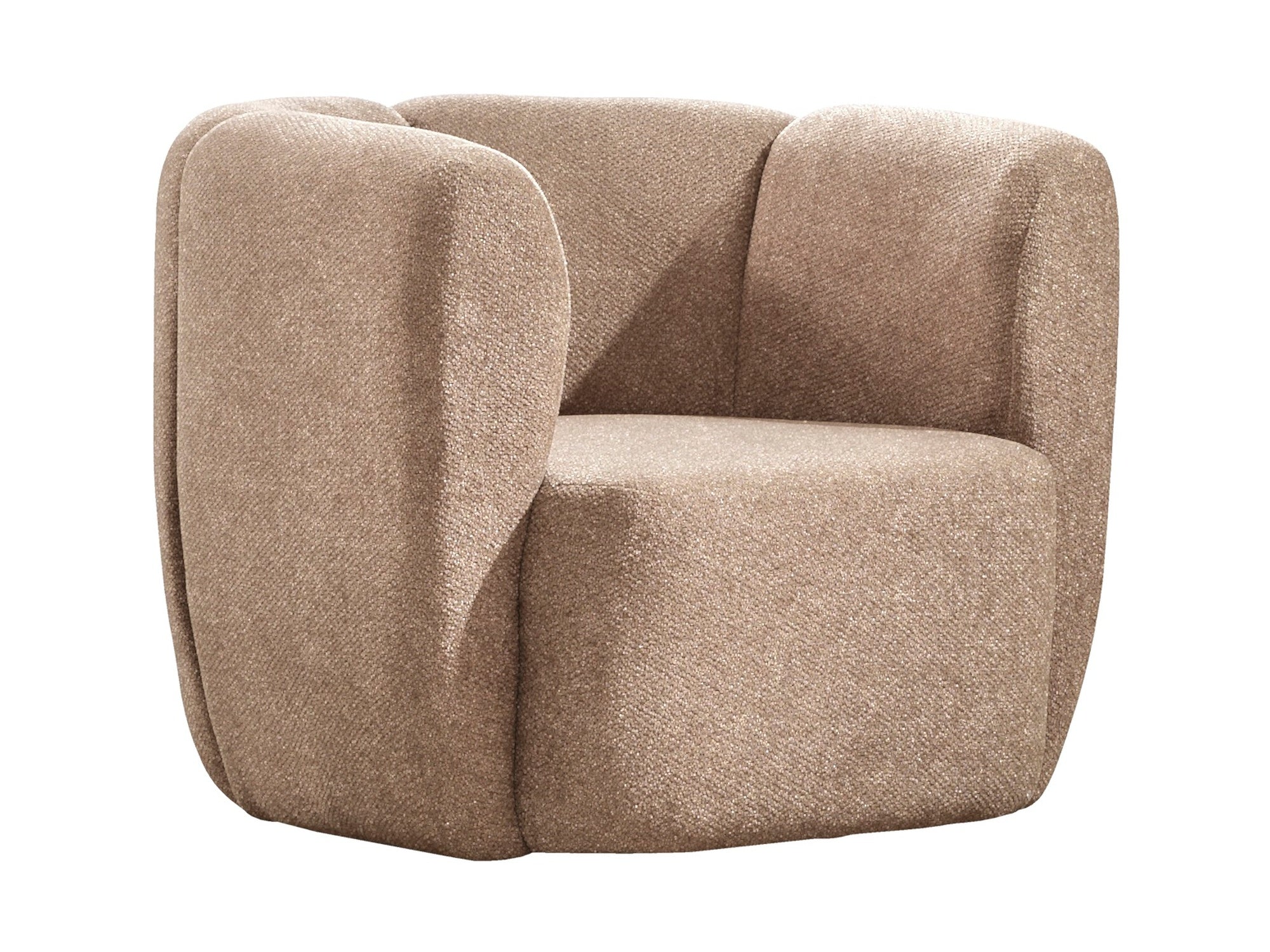 Vizyon 3-pieces (Sofa & Loveseat & Chair) Livingroom Set Brown