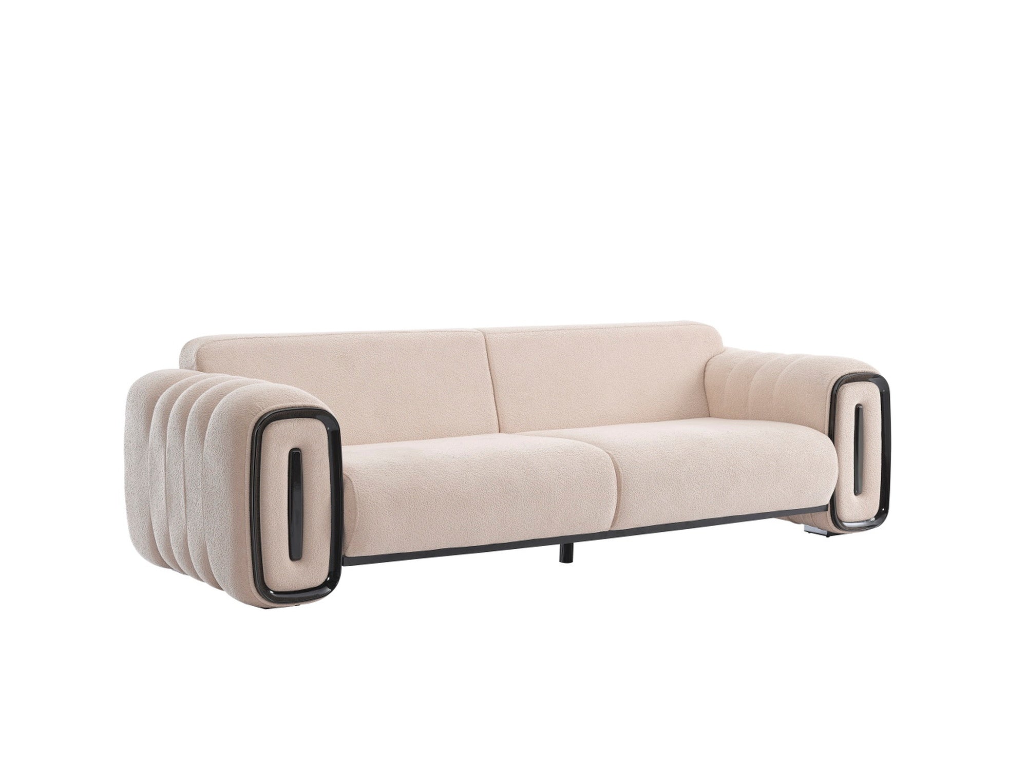 Voyance 4-pieces (2 Four Seat Sofa & 2 Chair) Livingroom Set Beige
