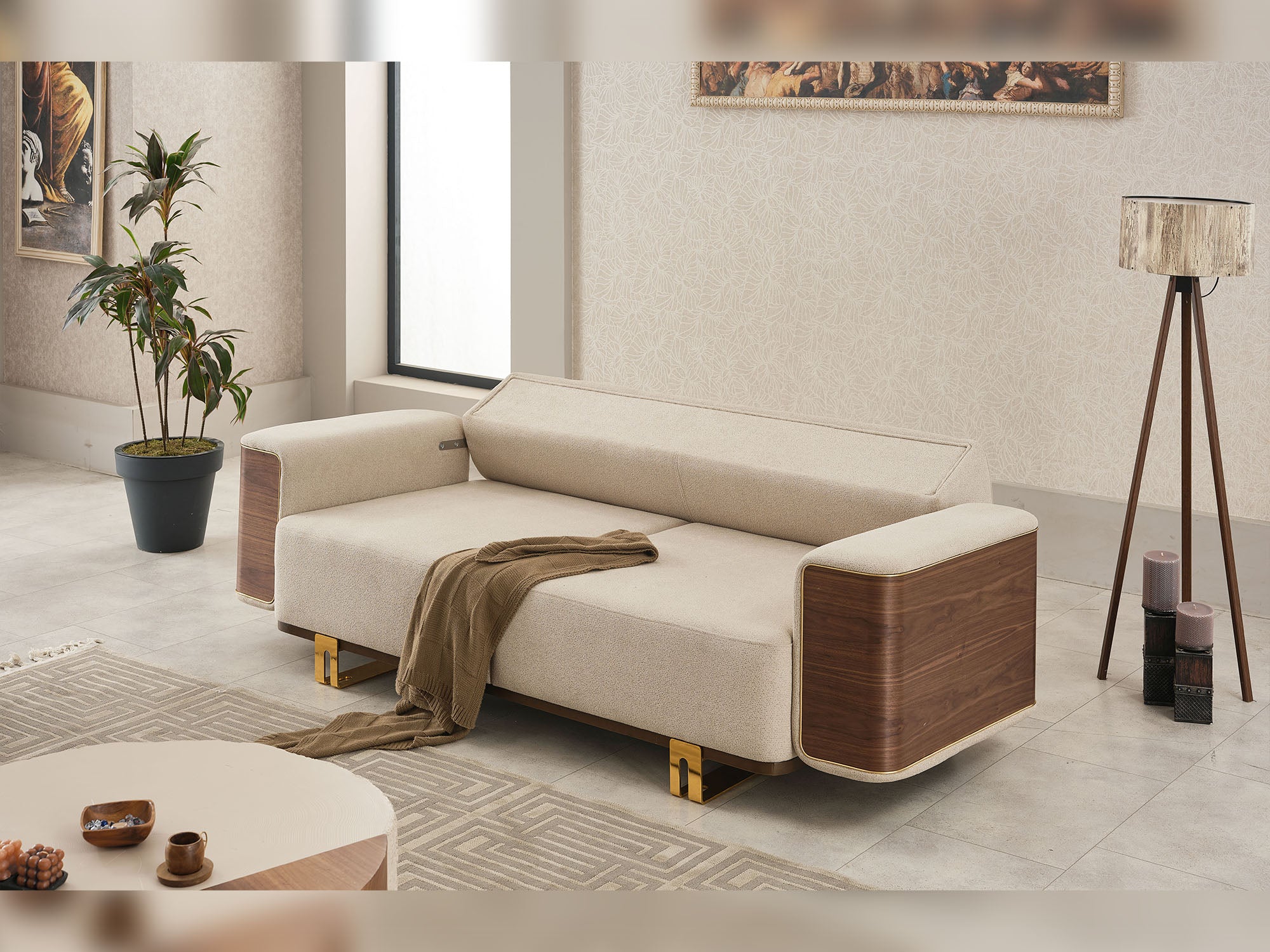 Wolker Convertible Loveseat