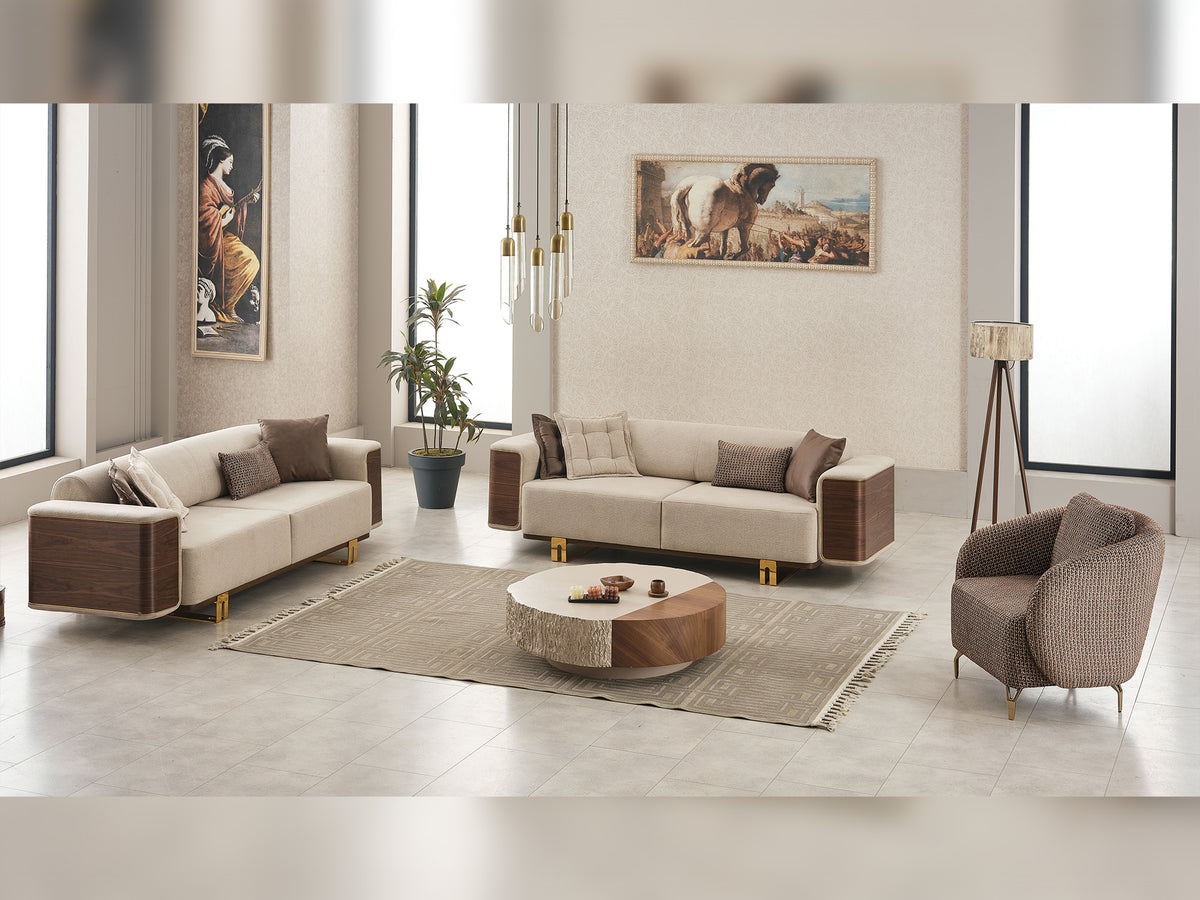 Wolker 3-pieces (Sofa & Loveseat & Chair) Livingroom