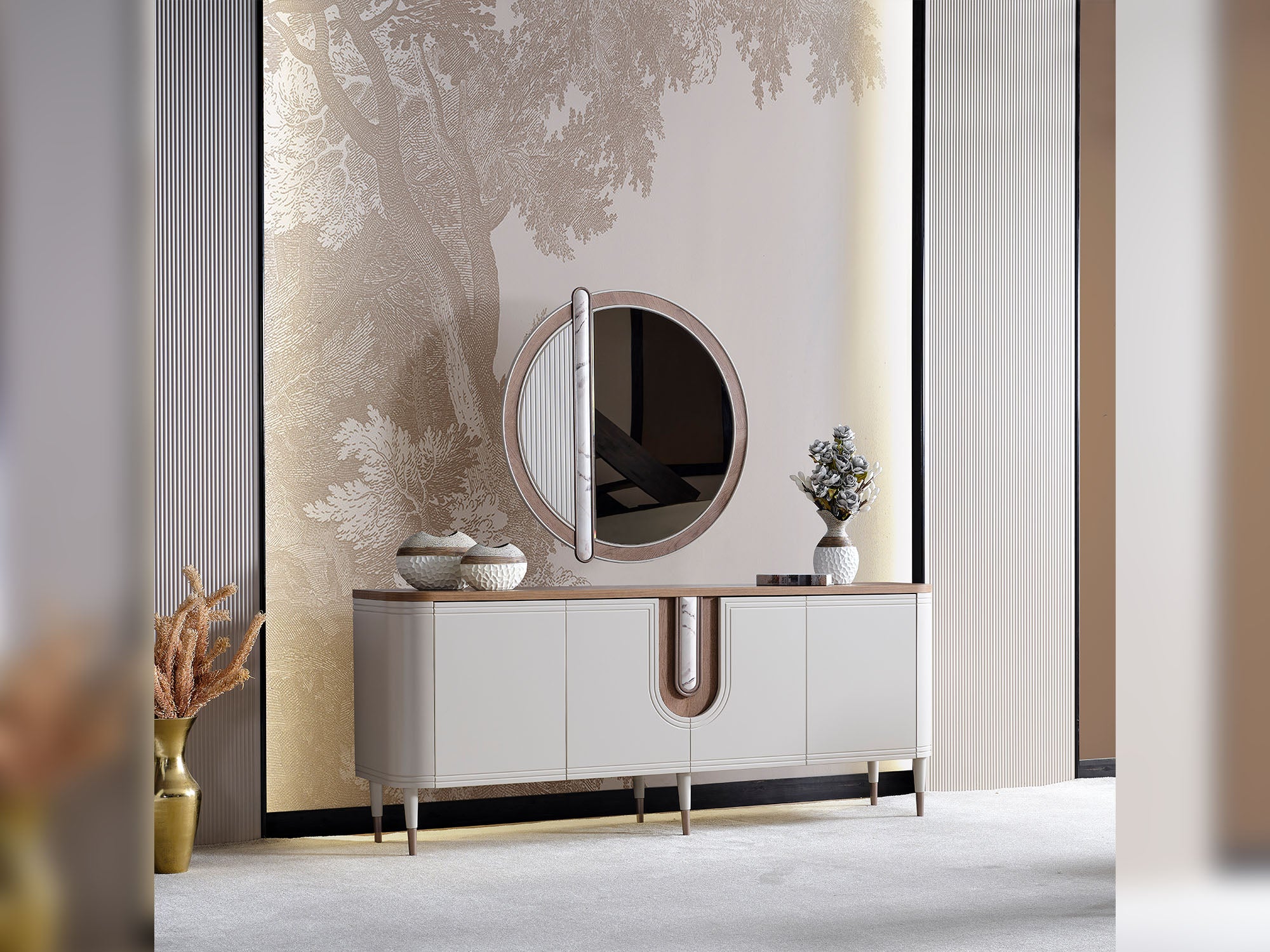 Zelve Consol With Mirror