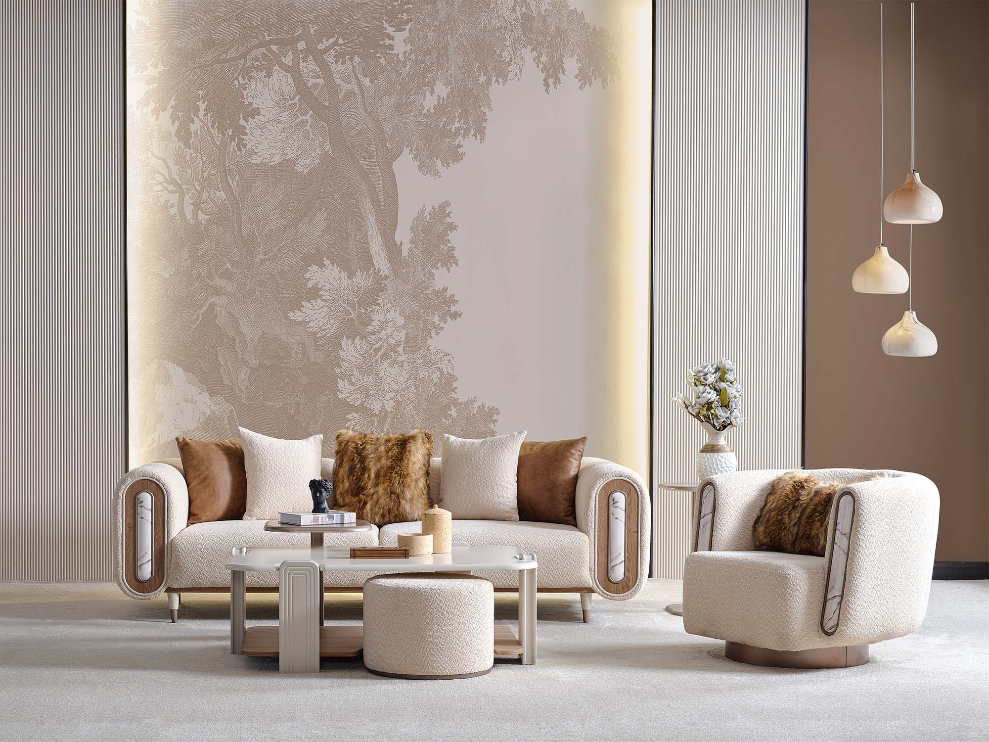 Zelve Stationary Sofa