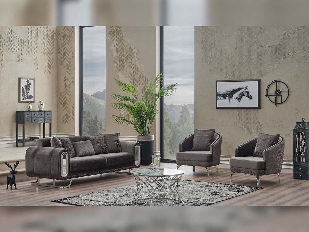 Zen Serr 3-pieces (Sofa & Loveseat & Chair) Livingroom