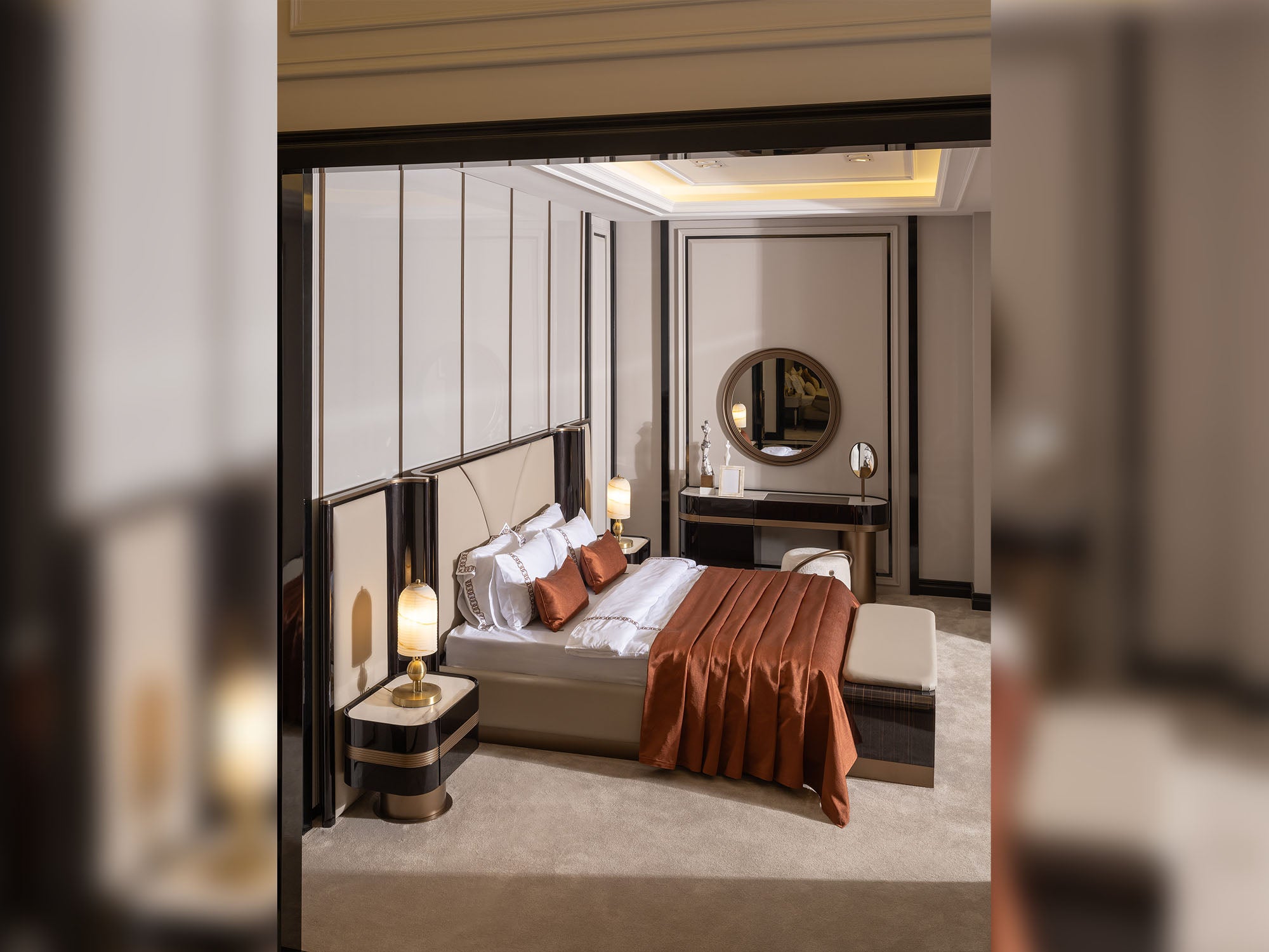 Zenith Bed Frame With Headboard