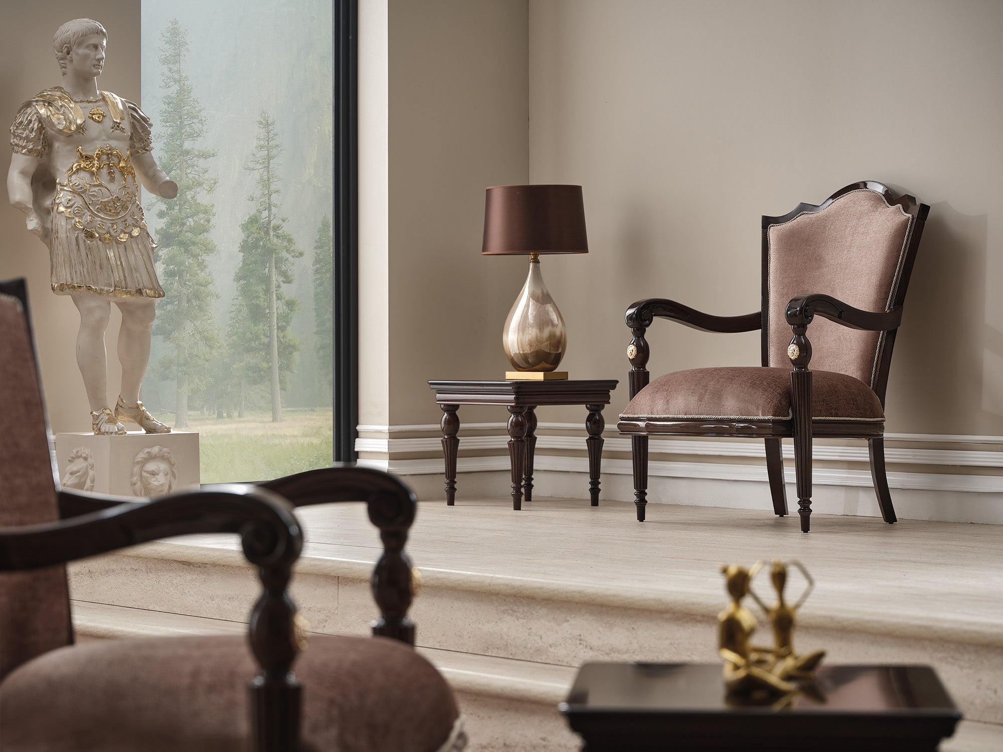 Zumrut 3-pieces (Sofa & Loveseat & Chair) Livingroom Set Light Brown