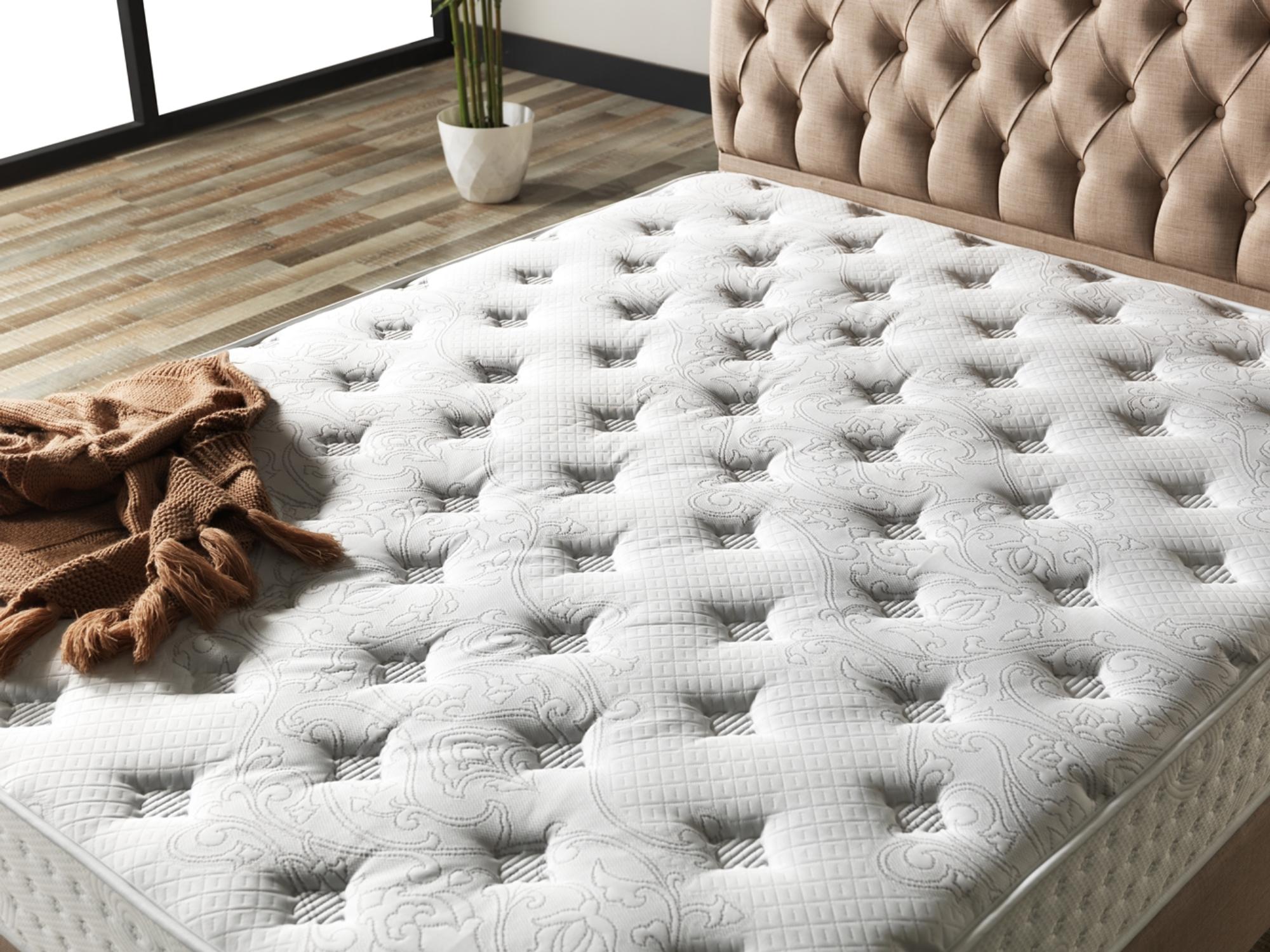 Nevada Storage Bed With Headboard Cream