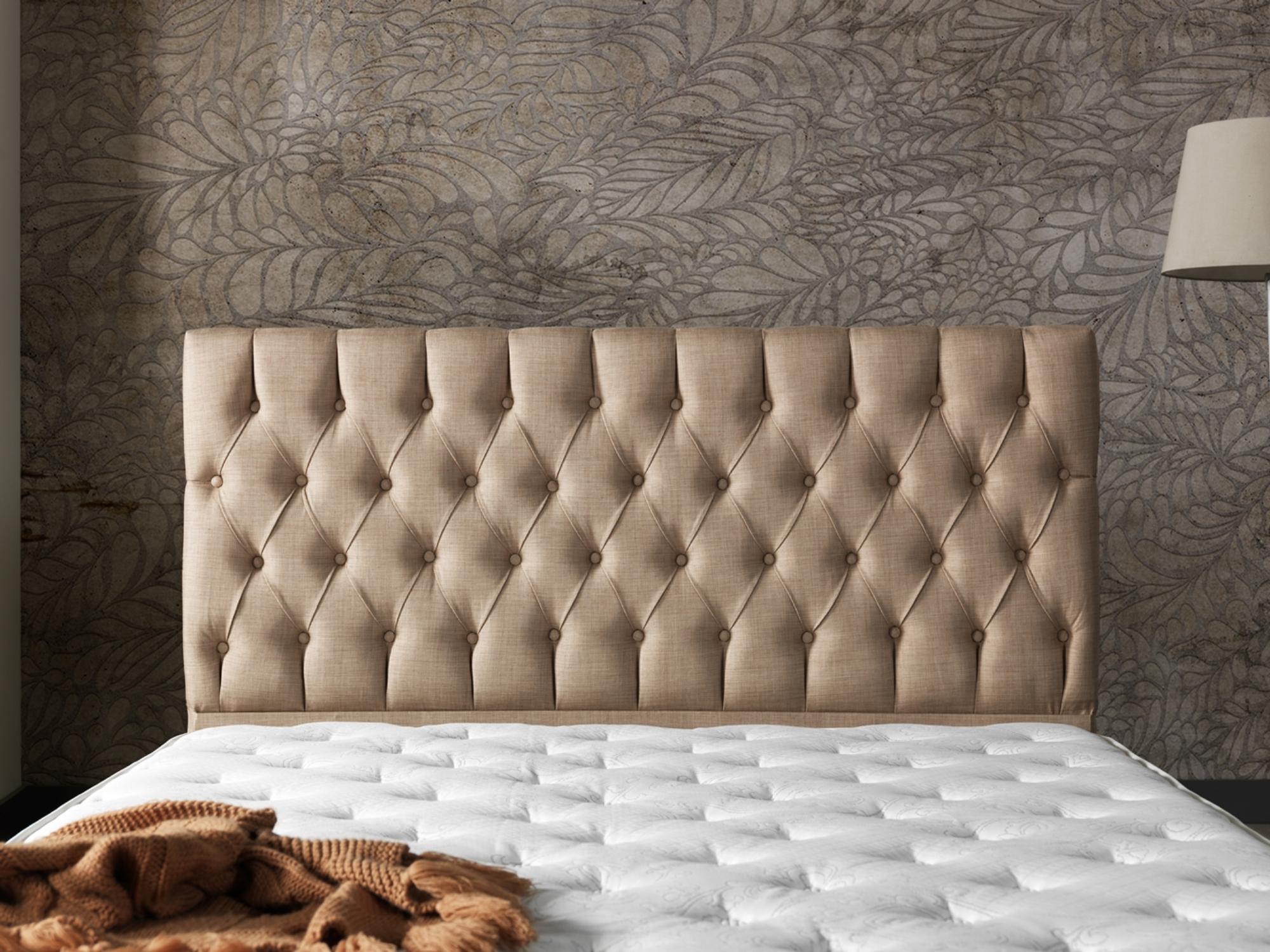 Nevada Storage Bed With Headboard Cream