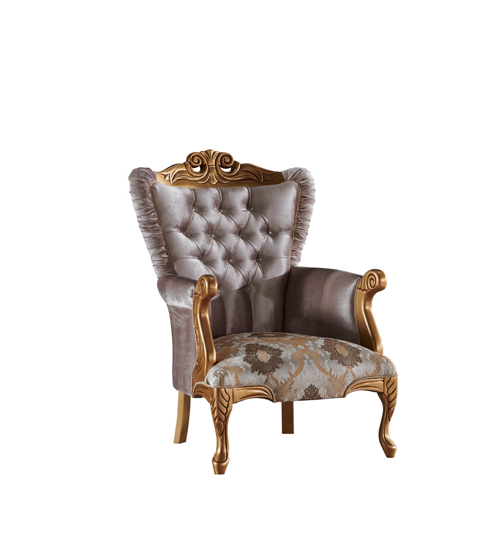 Sultan 4-pieces (2 Sofa & 2 Chair) Livingroom Set Cream