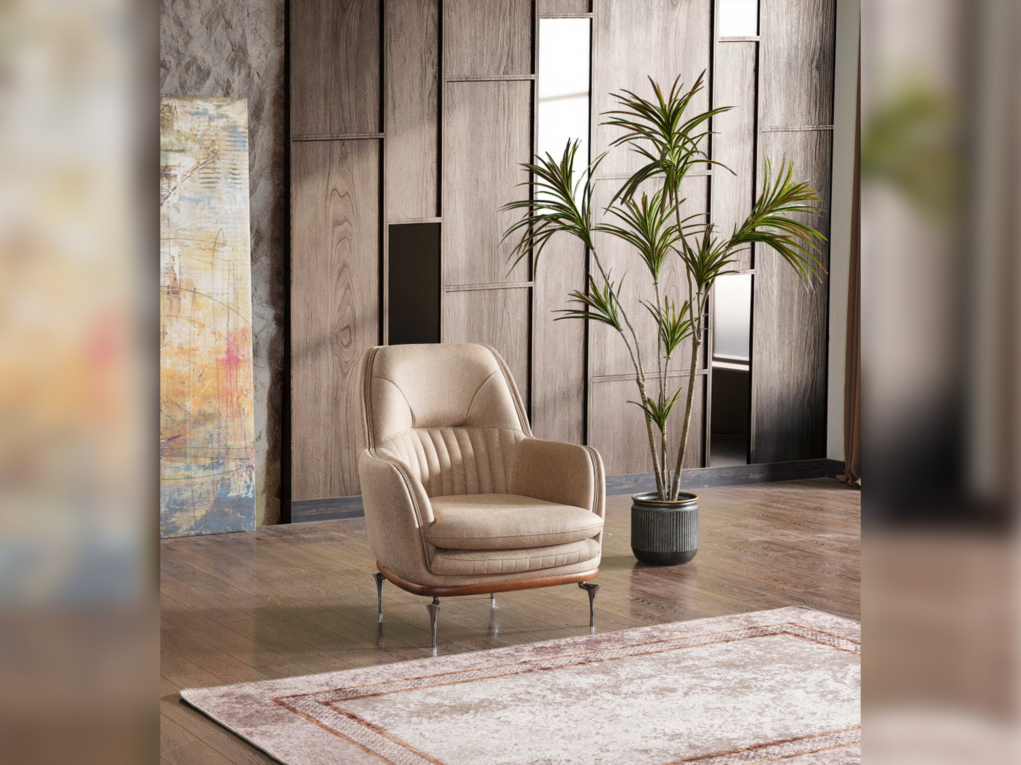 Ahsen 3-pieces (Sofa & Loveseat & Chair) Livingroom