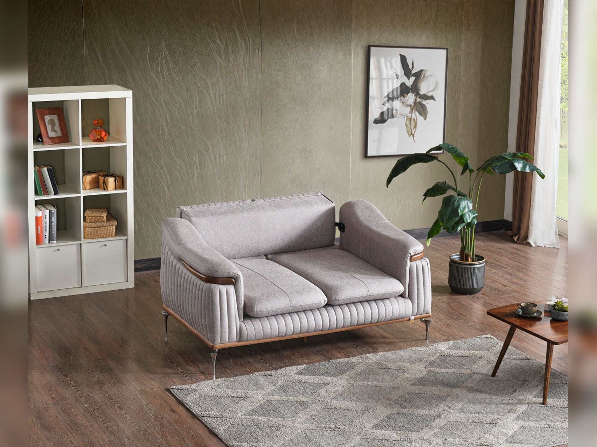 Ahsen Convertible Loveseat