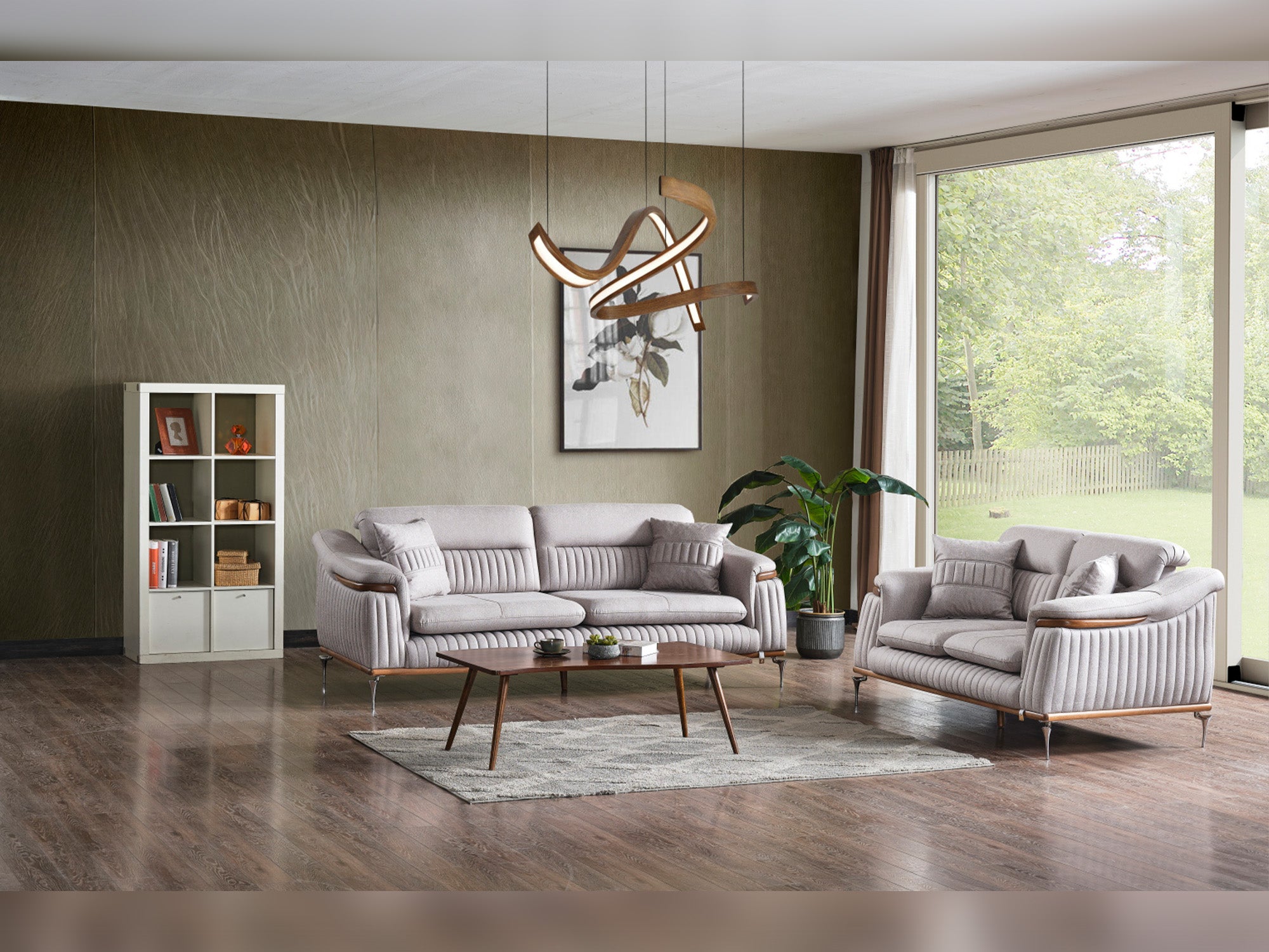 Ahsen Convertible Loveseat