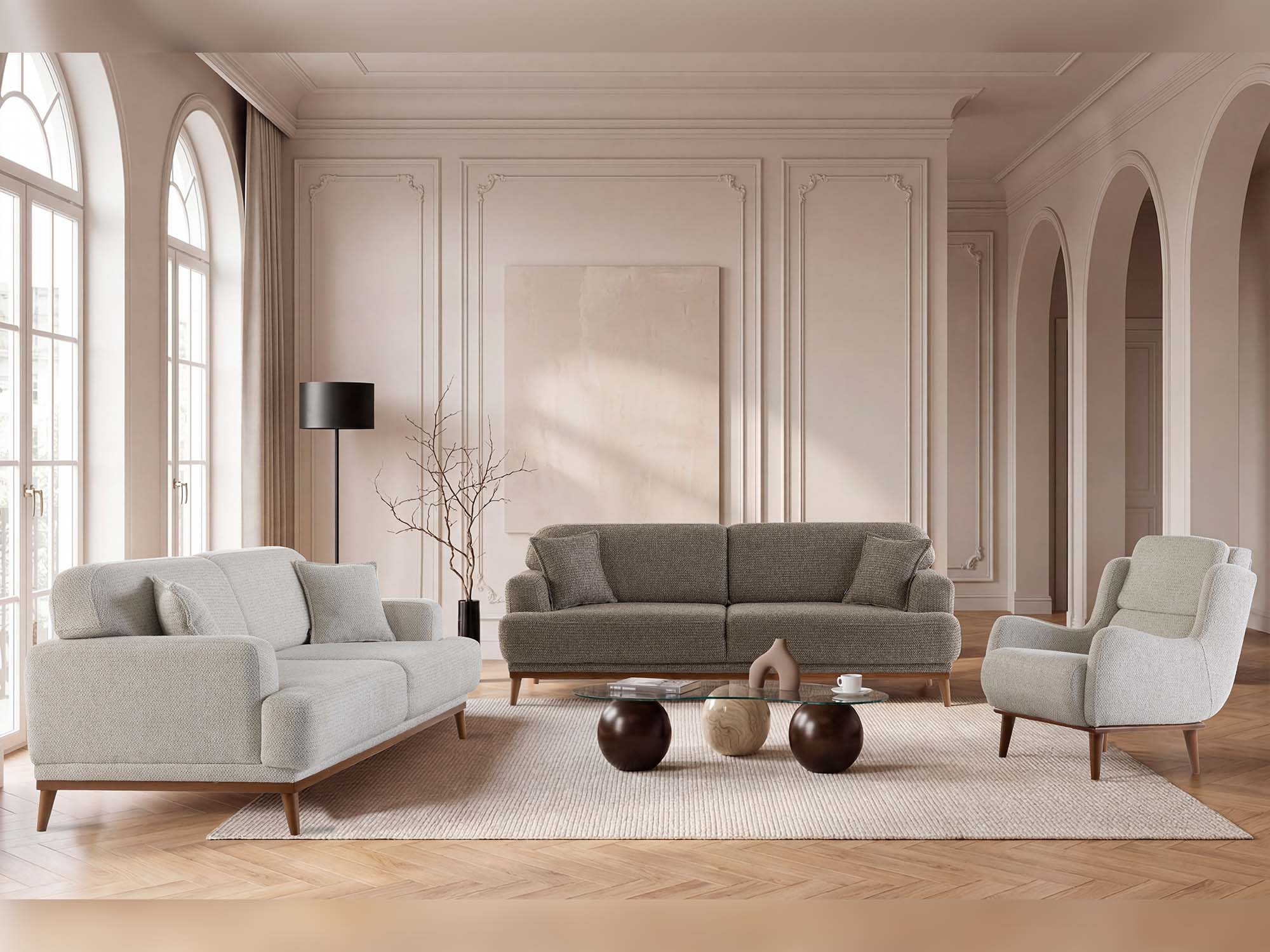 Aida Convertible Sofa