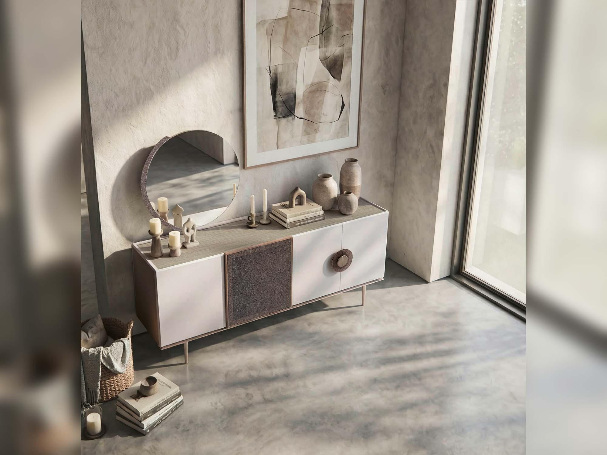 Alvin Consol With Mirror