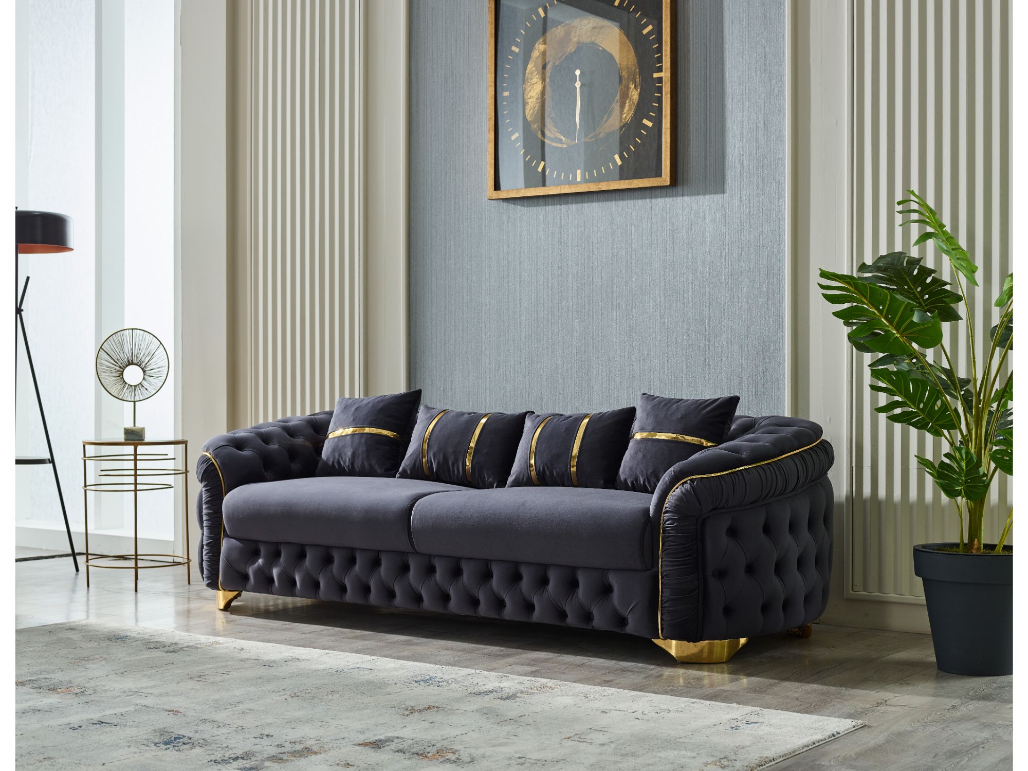 Arizona Stationary Sofa Anthracite