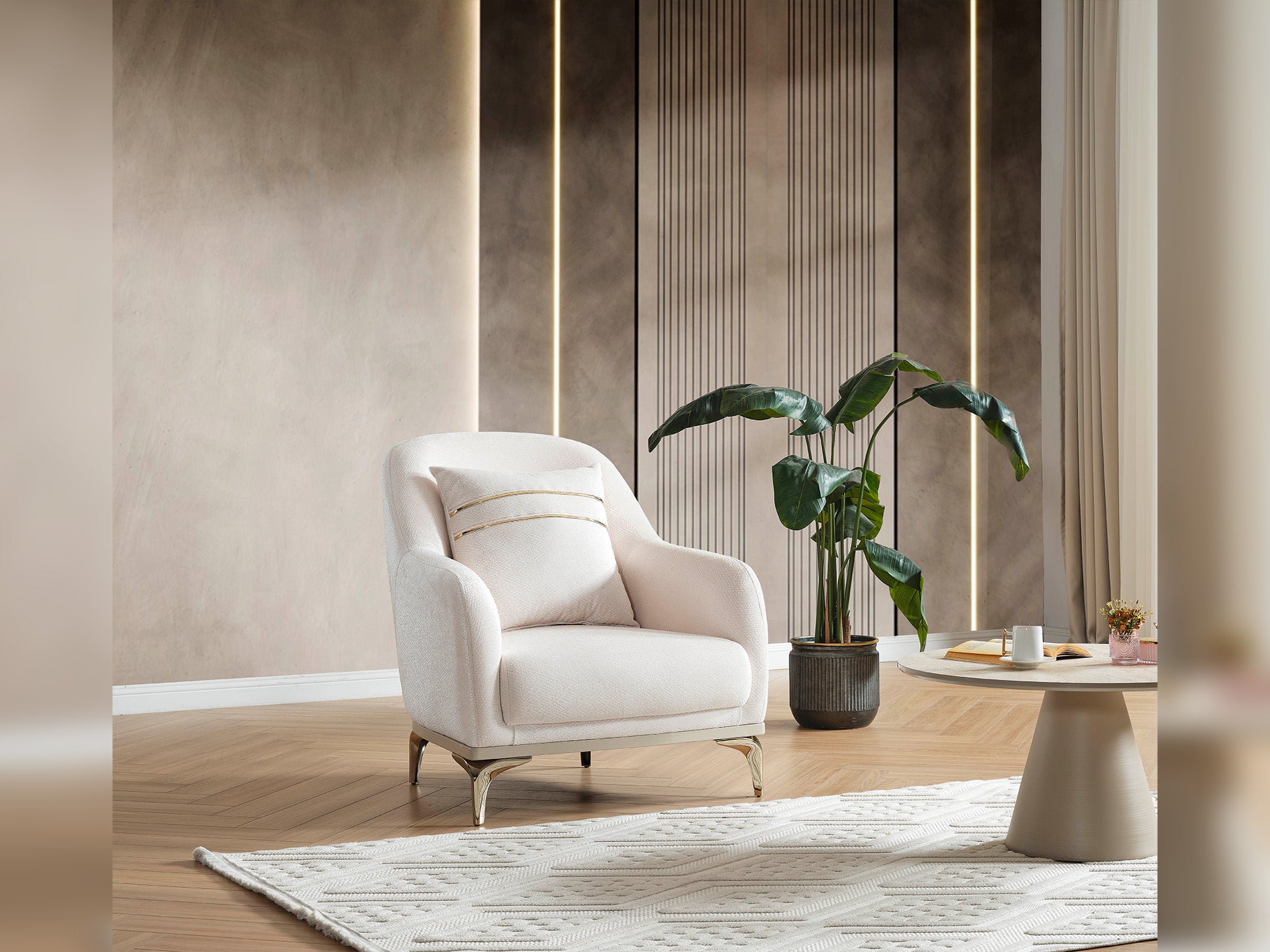 Armoni Elf 3-pieces (Sofa & Loveseat & Chair) Livingroom
