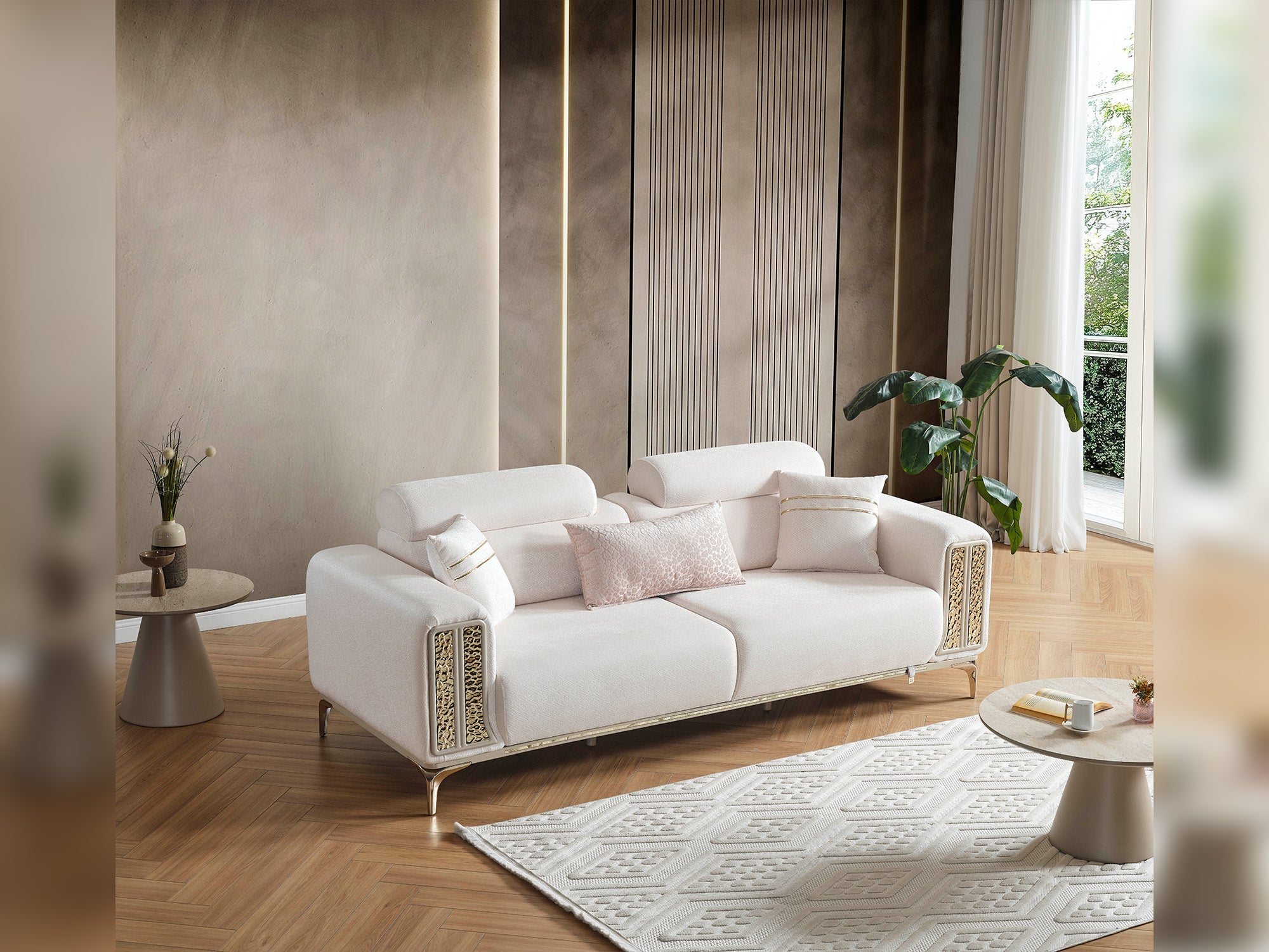 Armoni Elf 3-pieces (Sofa & Loveseat & Chair) Livingroom