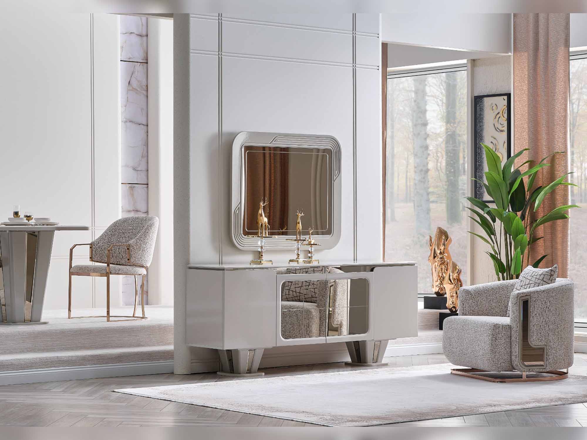 Asel Consol With Mirror