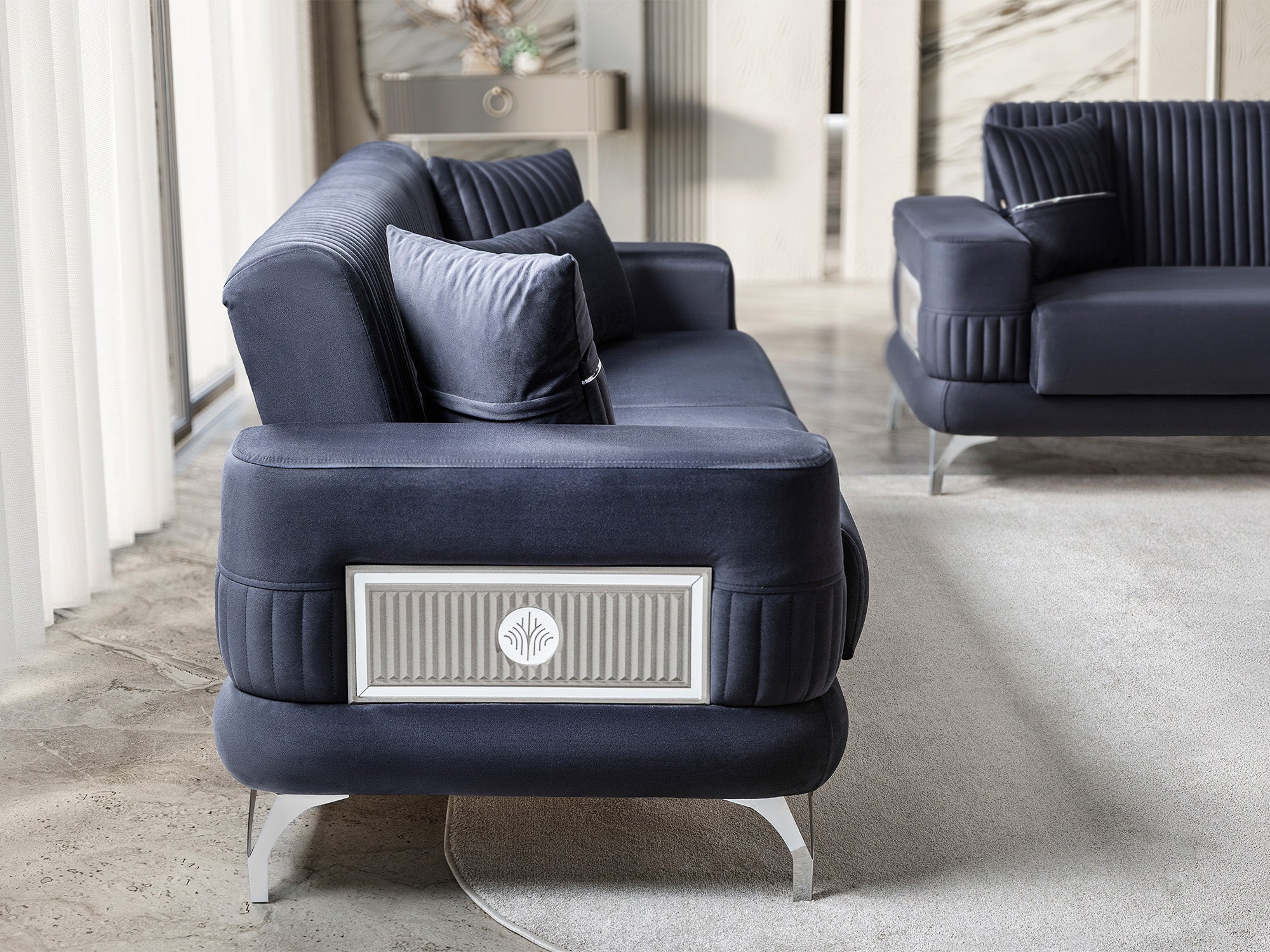 Aspendos 3-pieces (Sofa & Loveseat & Chair) Livingroom Set