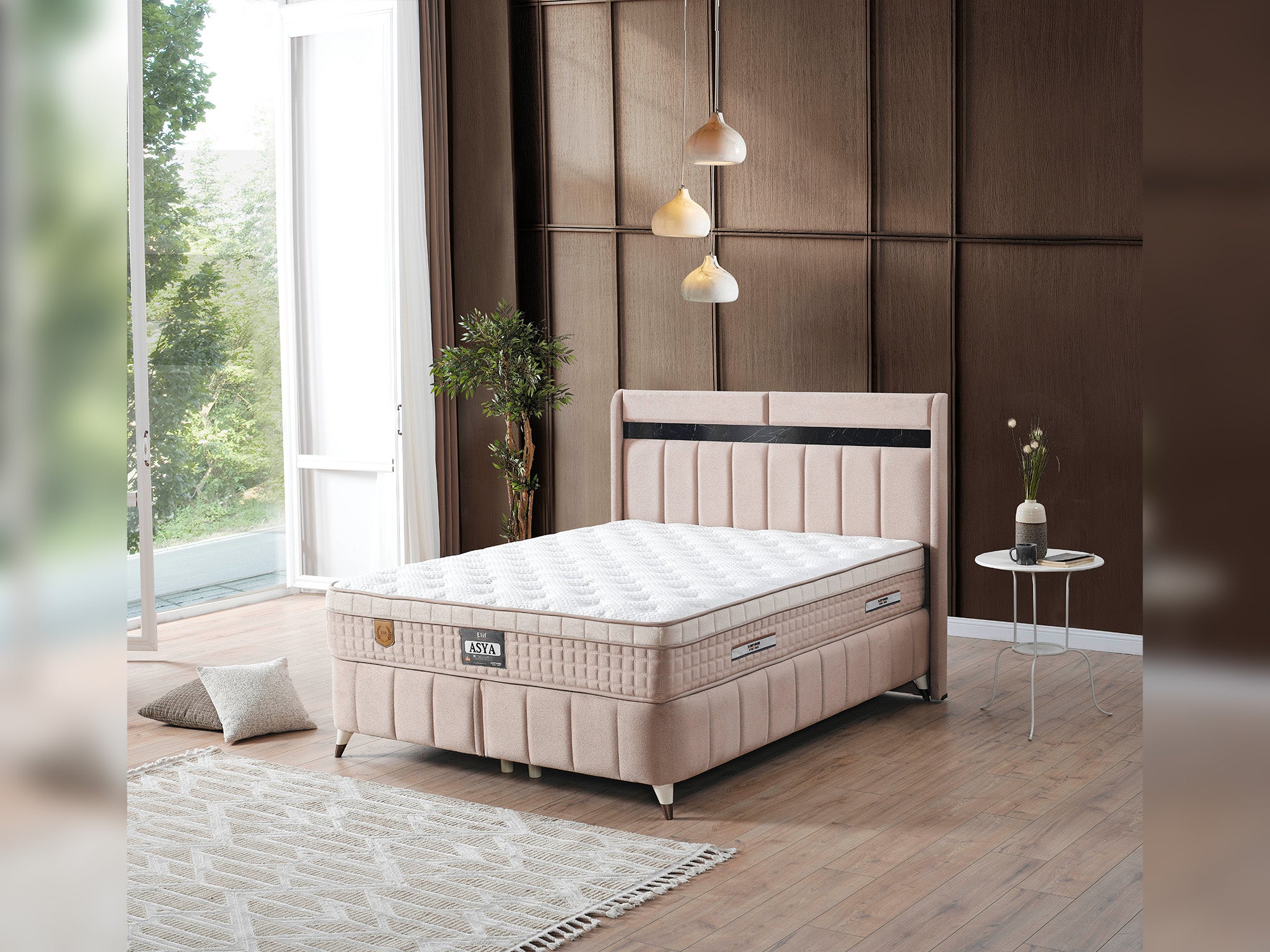 Asya Storage Bed With Headboard