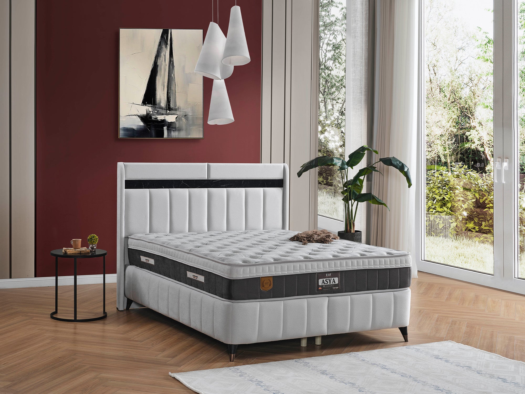 Asya Storage Bed With Headboard