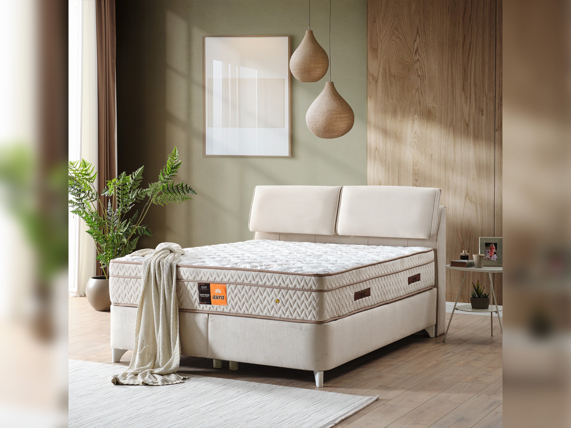 Aura Storage Bed With Headboard