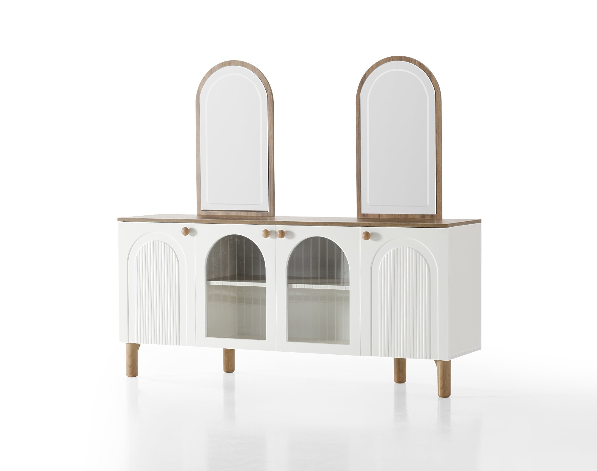 Bohem Diningroom (Consol With Mirror & Dining Table & 6 Dining Chair)