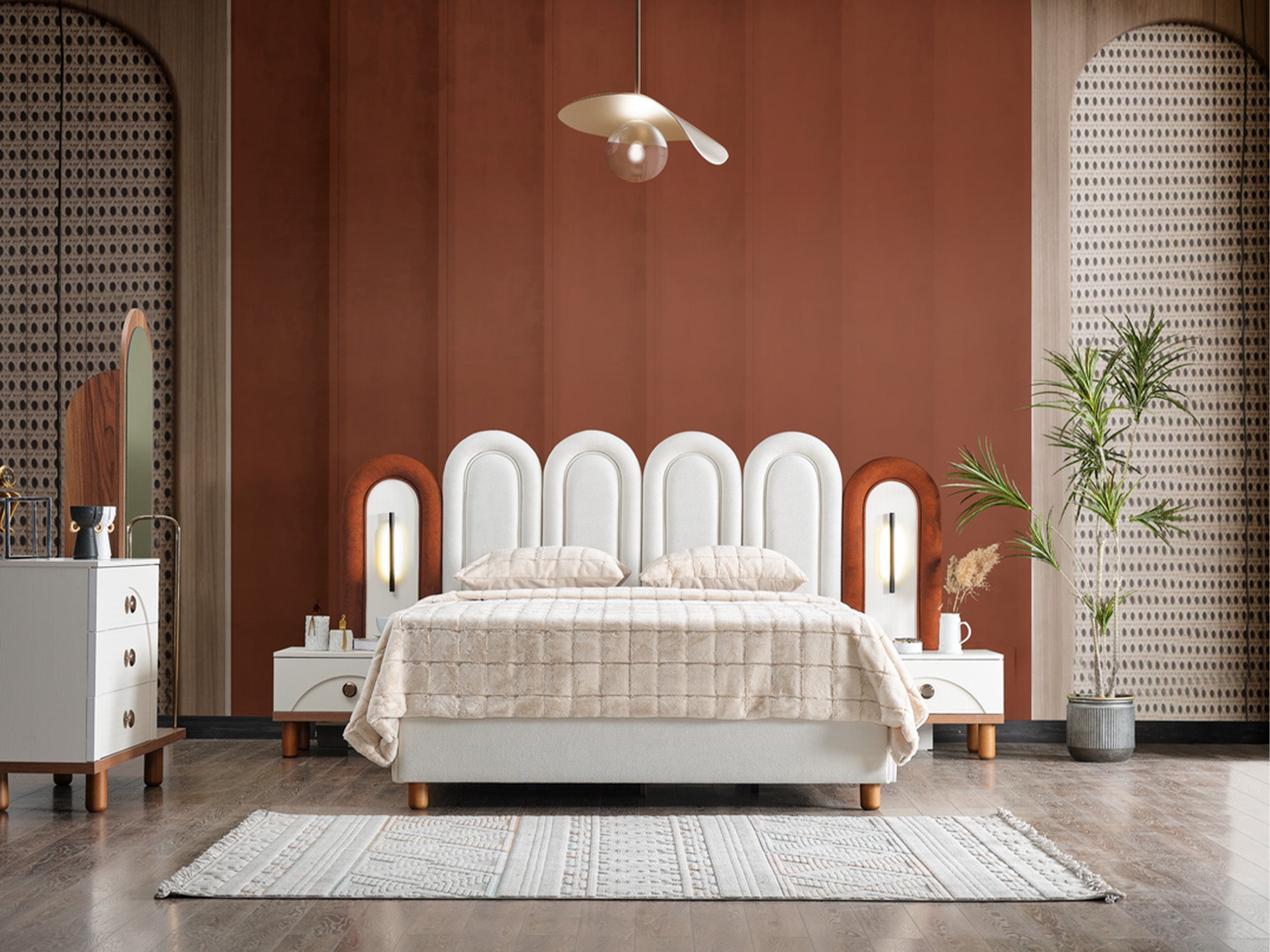 Bahama Bed Frame With Headboard