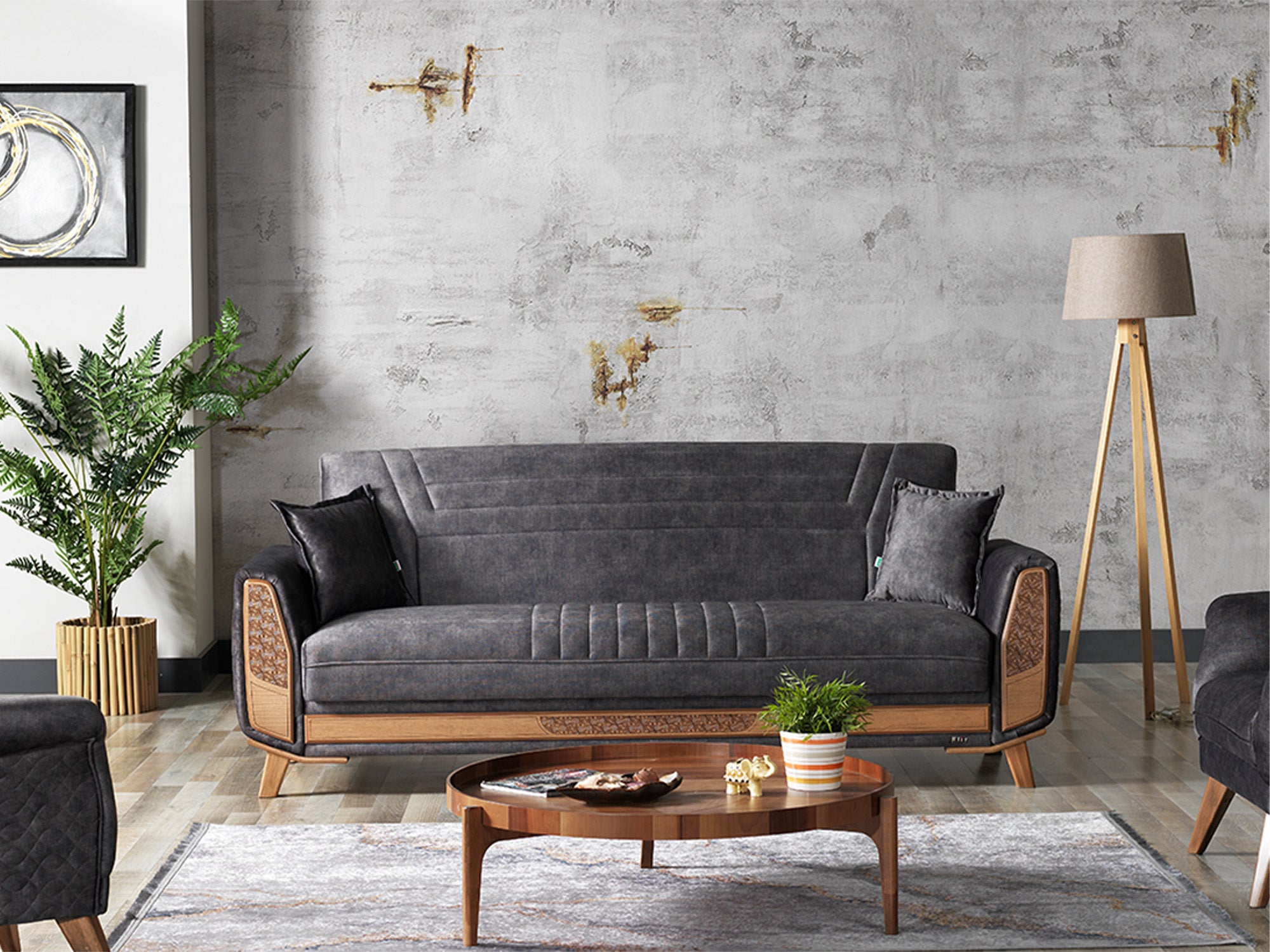 Barbaros Convertible Loveseat