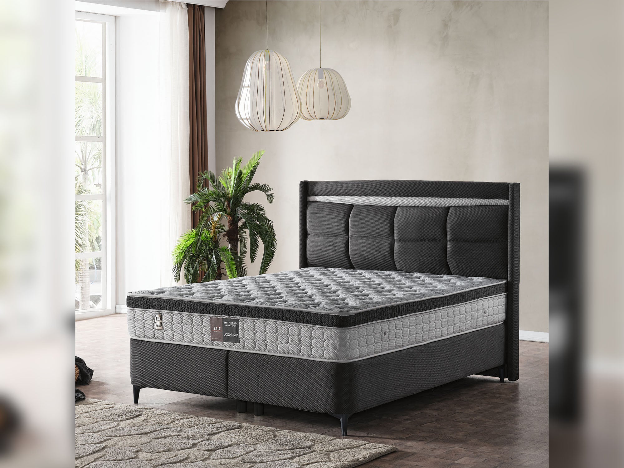Bergama Storage Bed With Headboard