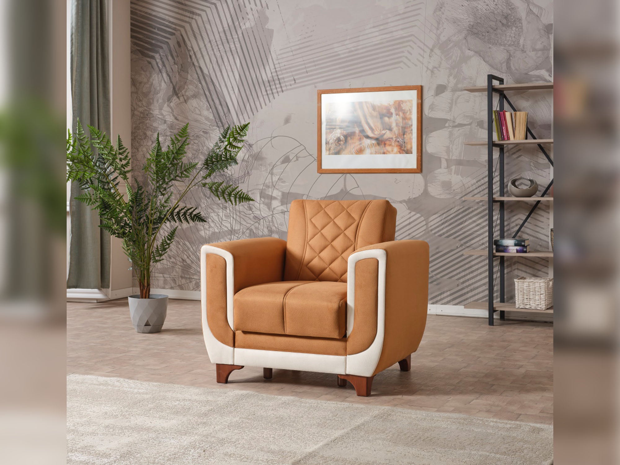 Berre Armchair Brown