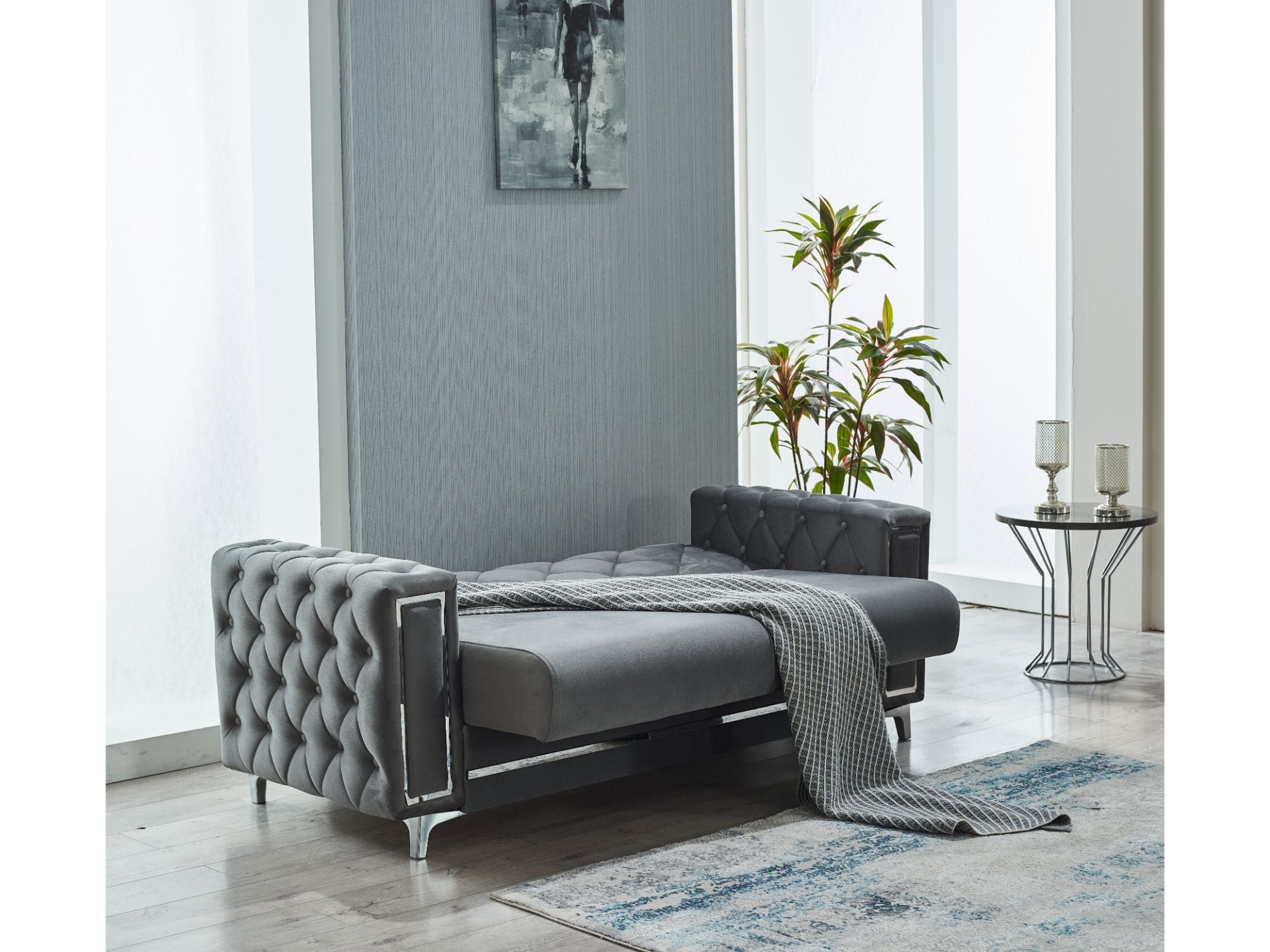 Bolivya 3-pieces (Sofa & Loveseat & Chair) Livingroom Set Grey