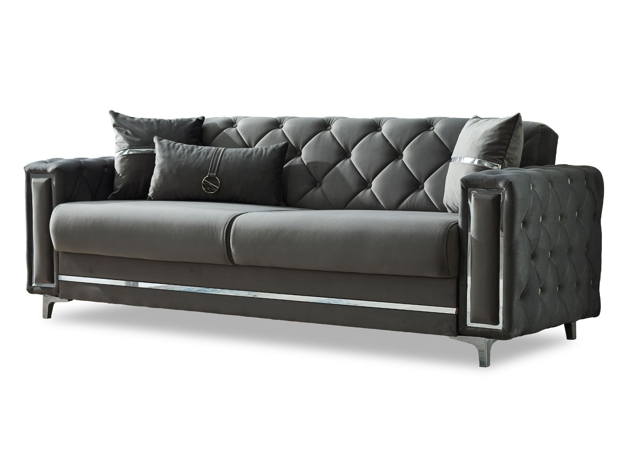 Bolivya 3-pieces (Sofa & Loveseat & Chair) Livingroom Set Grey