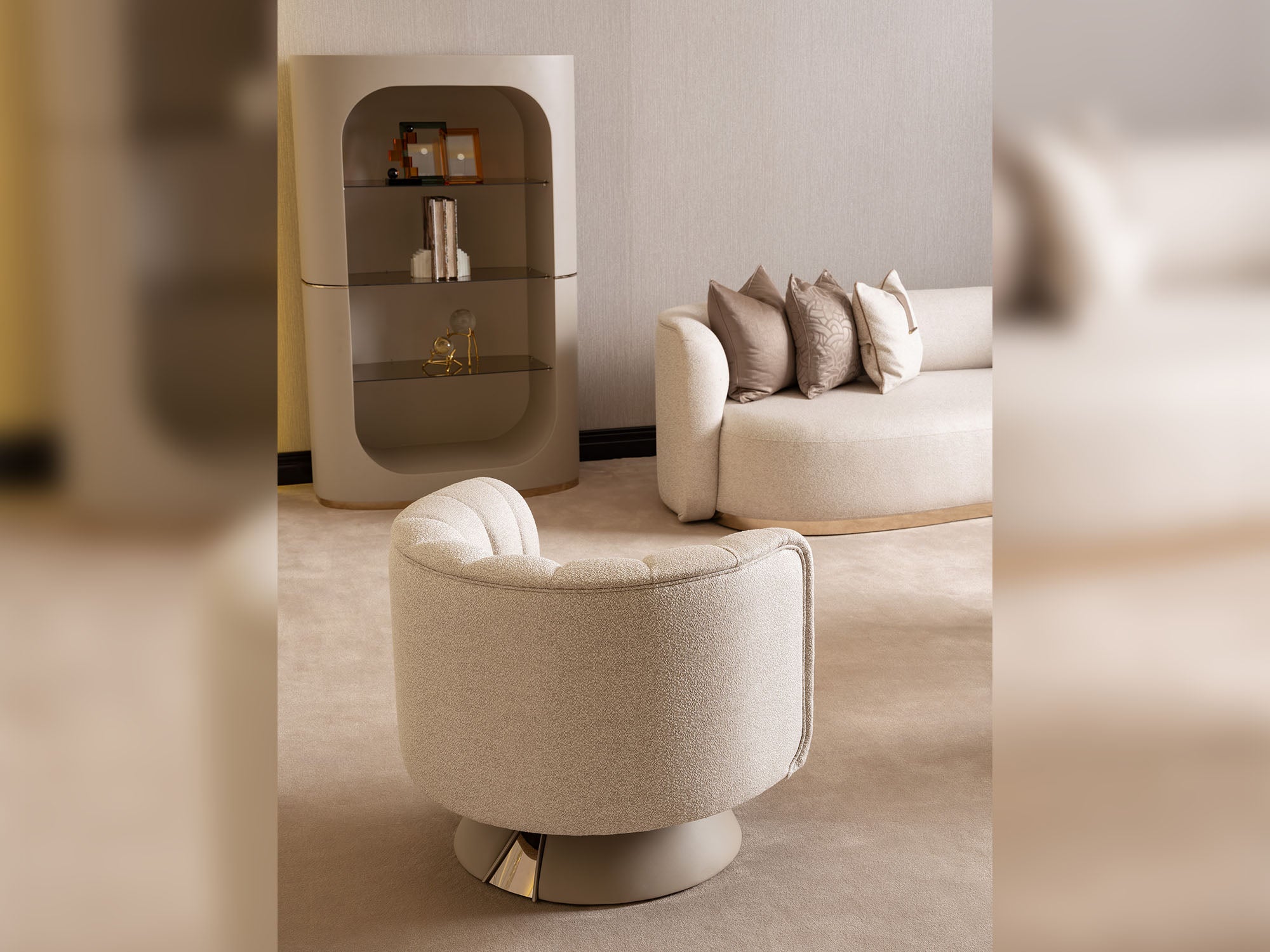 Calista 4-pieces (2 Four Seater Sofa &  2 Chair) Livingroom