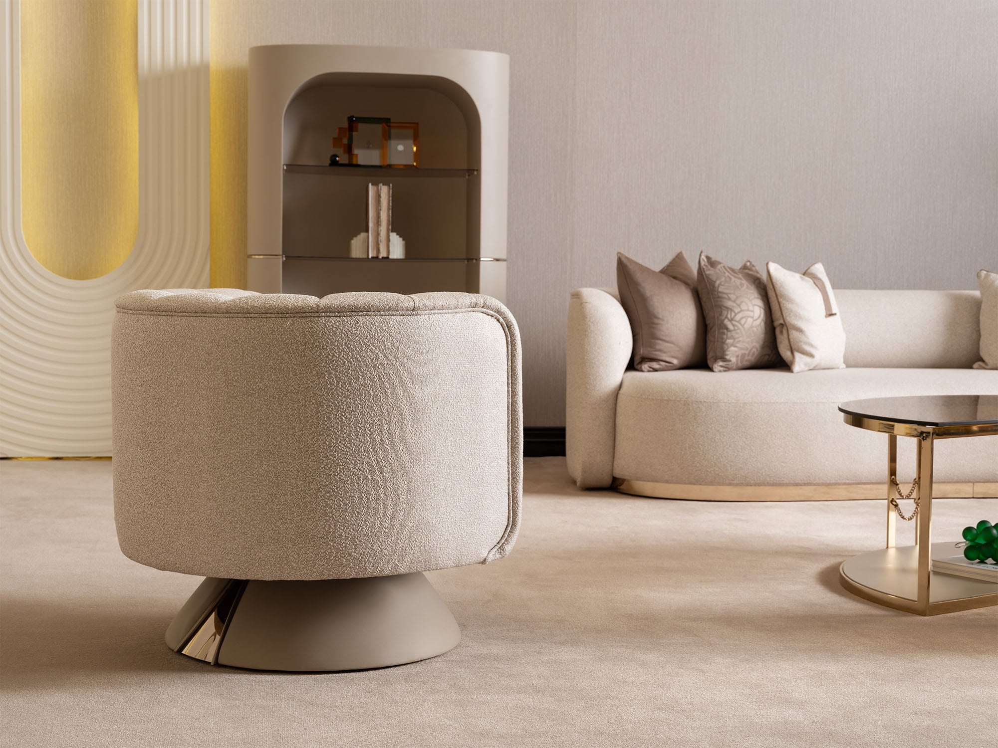 Calista 4-pieces (2 Four Seater Sofa &  2 Chair) Livingroom