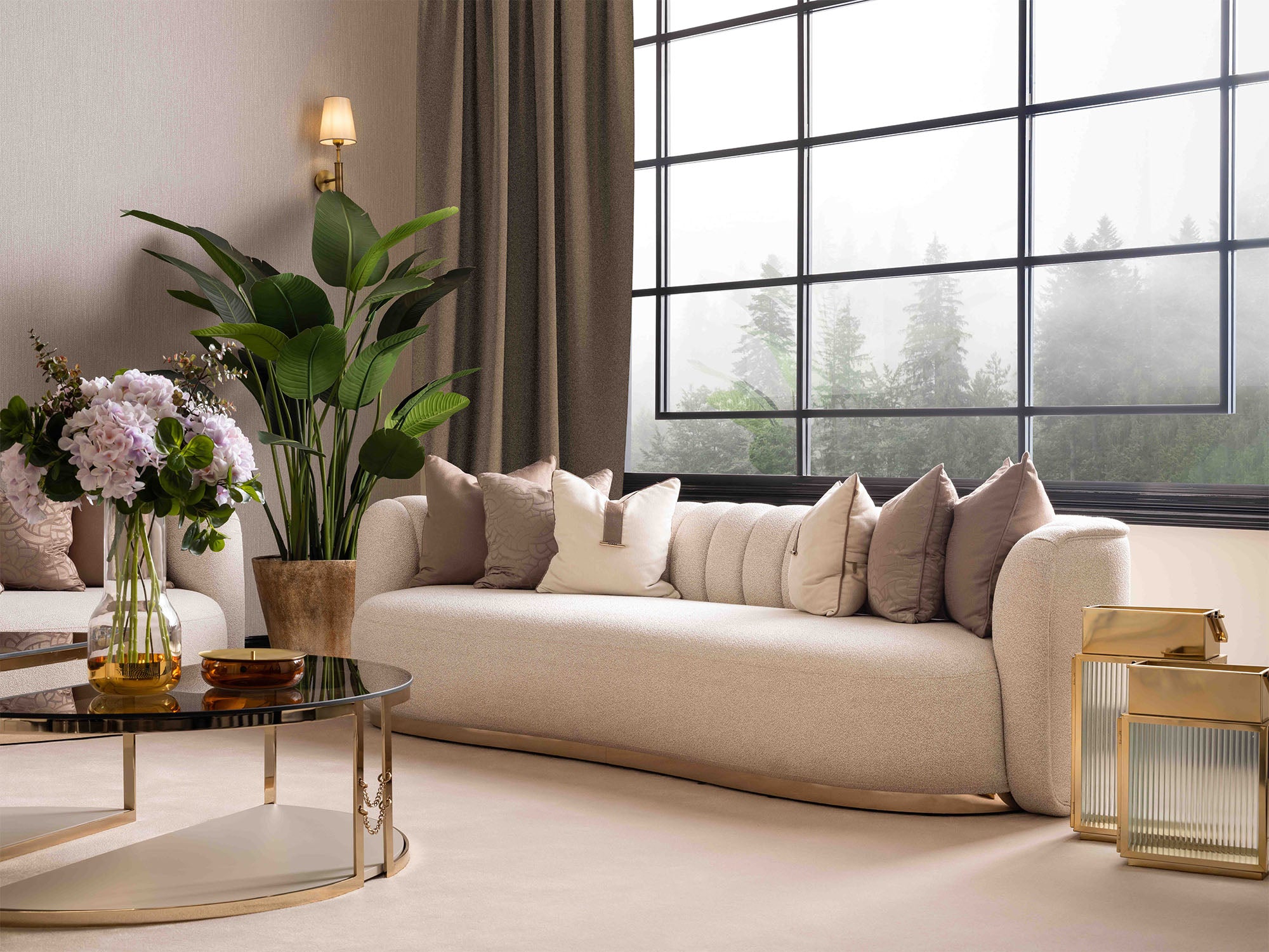 Calista Stationary Four Seat Sofa