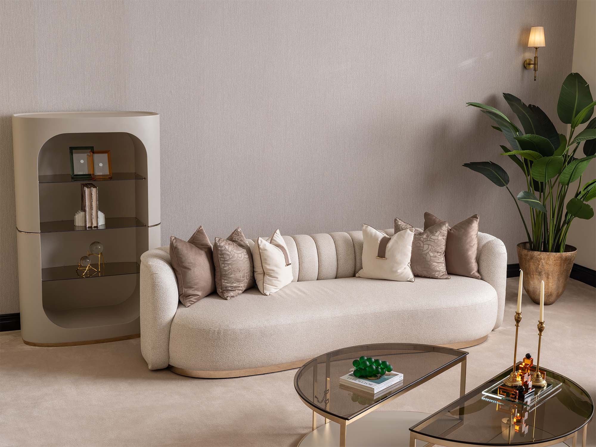 Calista 4-pieces (2 Four Seater Sofa &  2 Chair) Livingroom