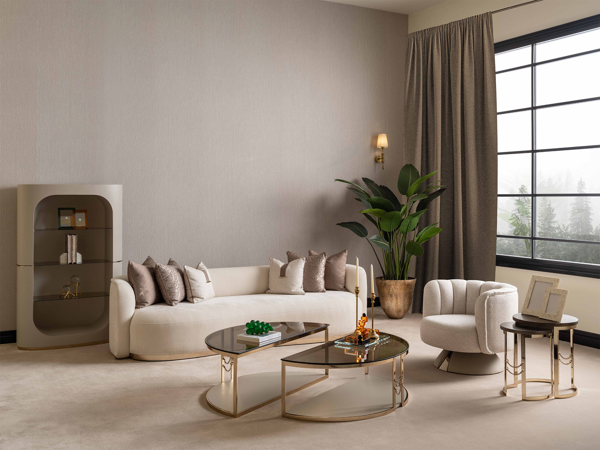 Calista Stationary Four Seat Sofa