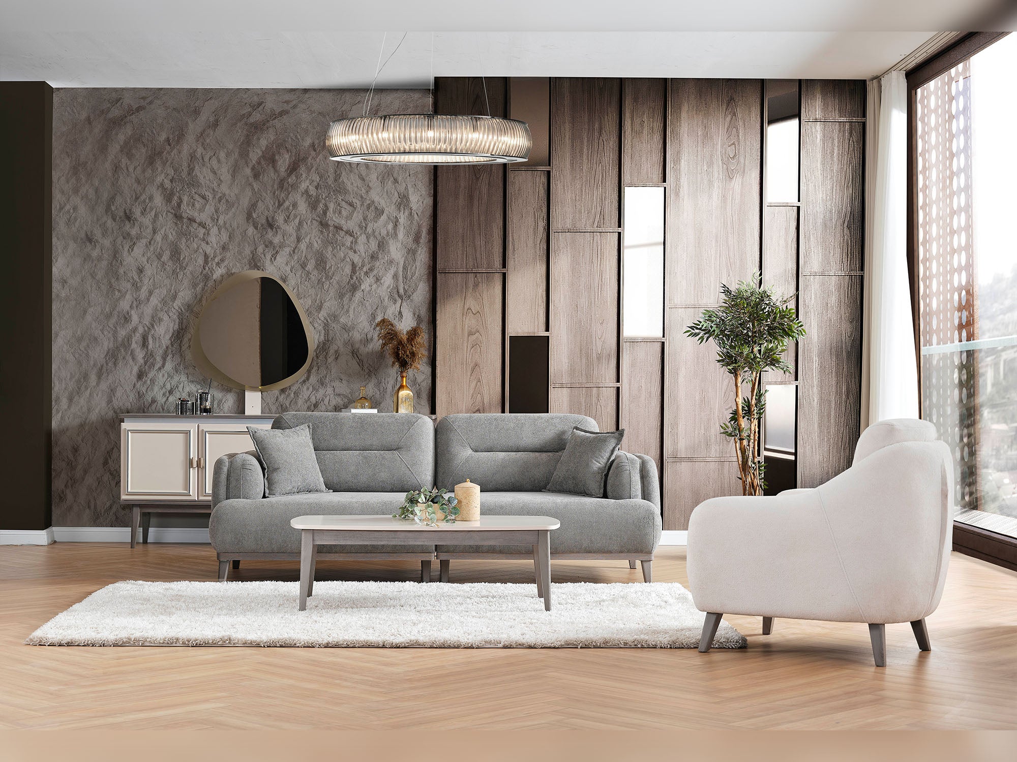 Carmen 3-pieces (Sofa & Loveseat & Chair) Livingroom