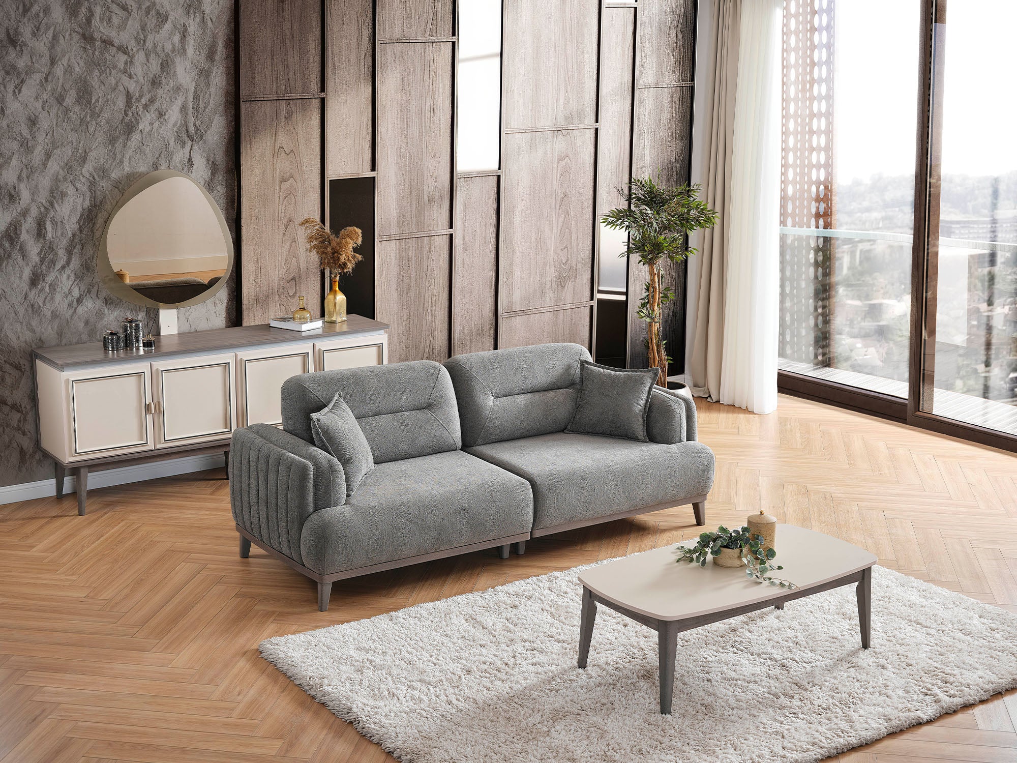 Carmen Convertible Loveseat