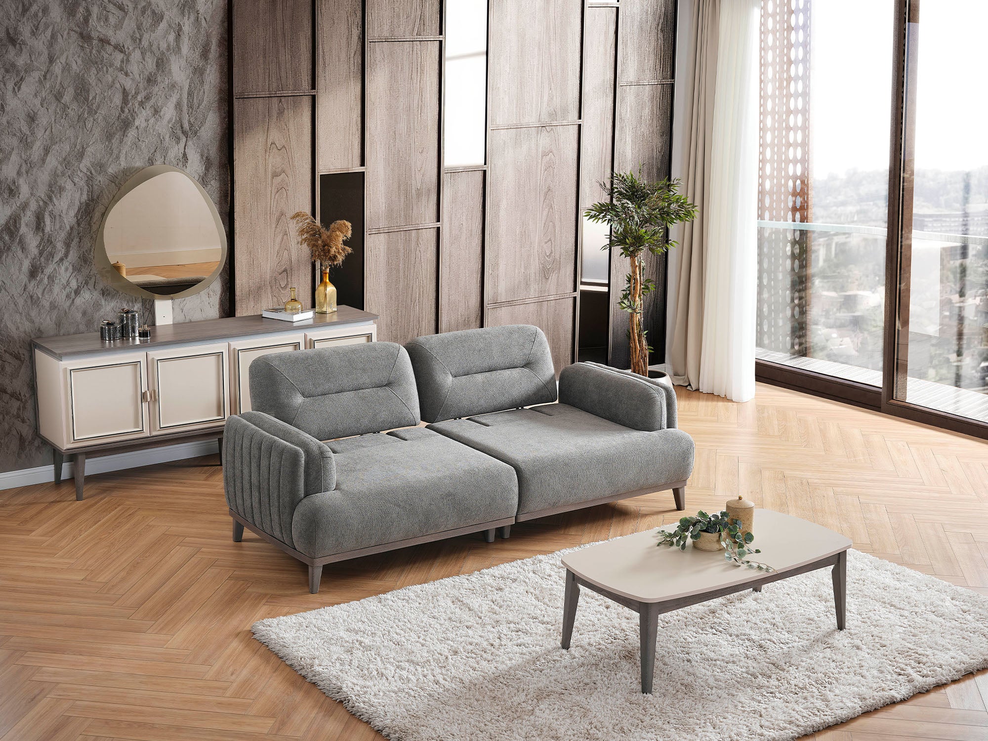 Carmen Convertible Loveseat