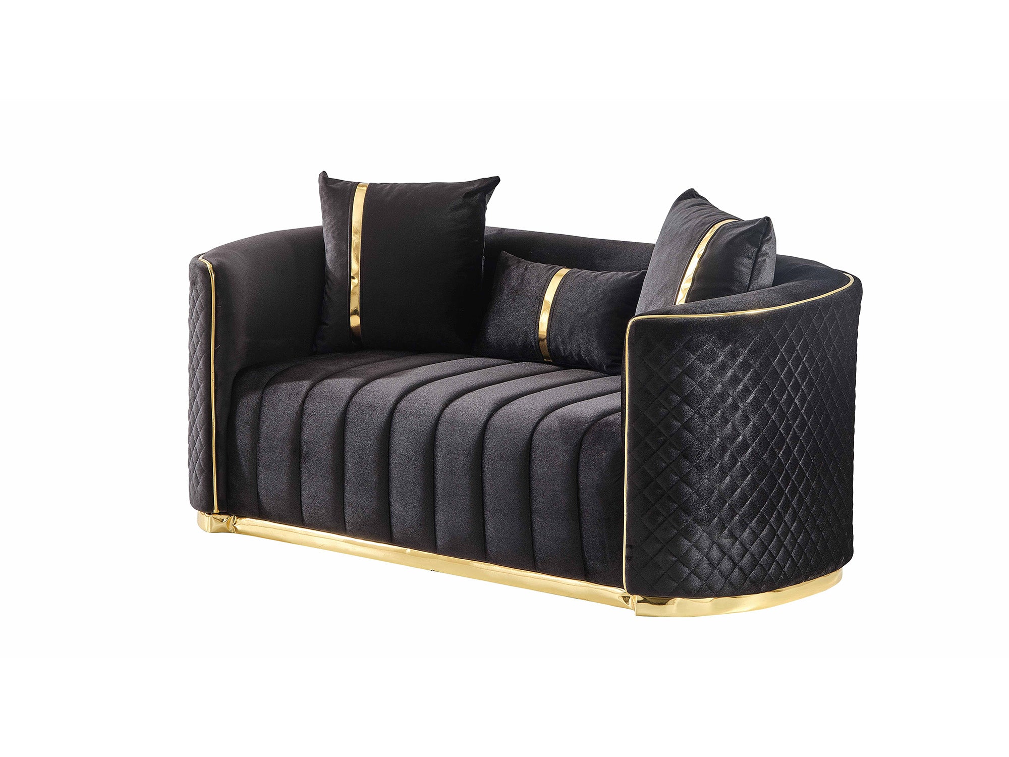 Ceko Stationary Loveseat Cream