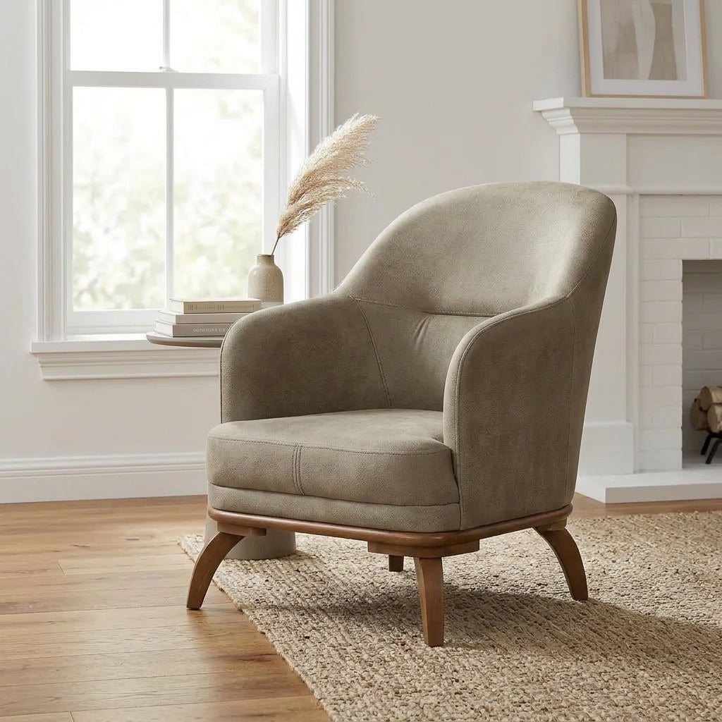 Mia 4-pieces (2 Sofa & 2 Chair) Livingroom Set Beige