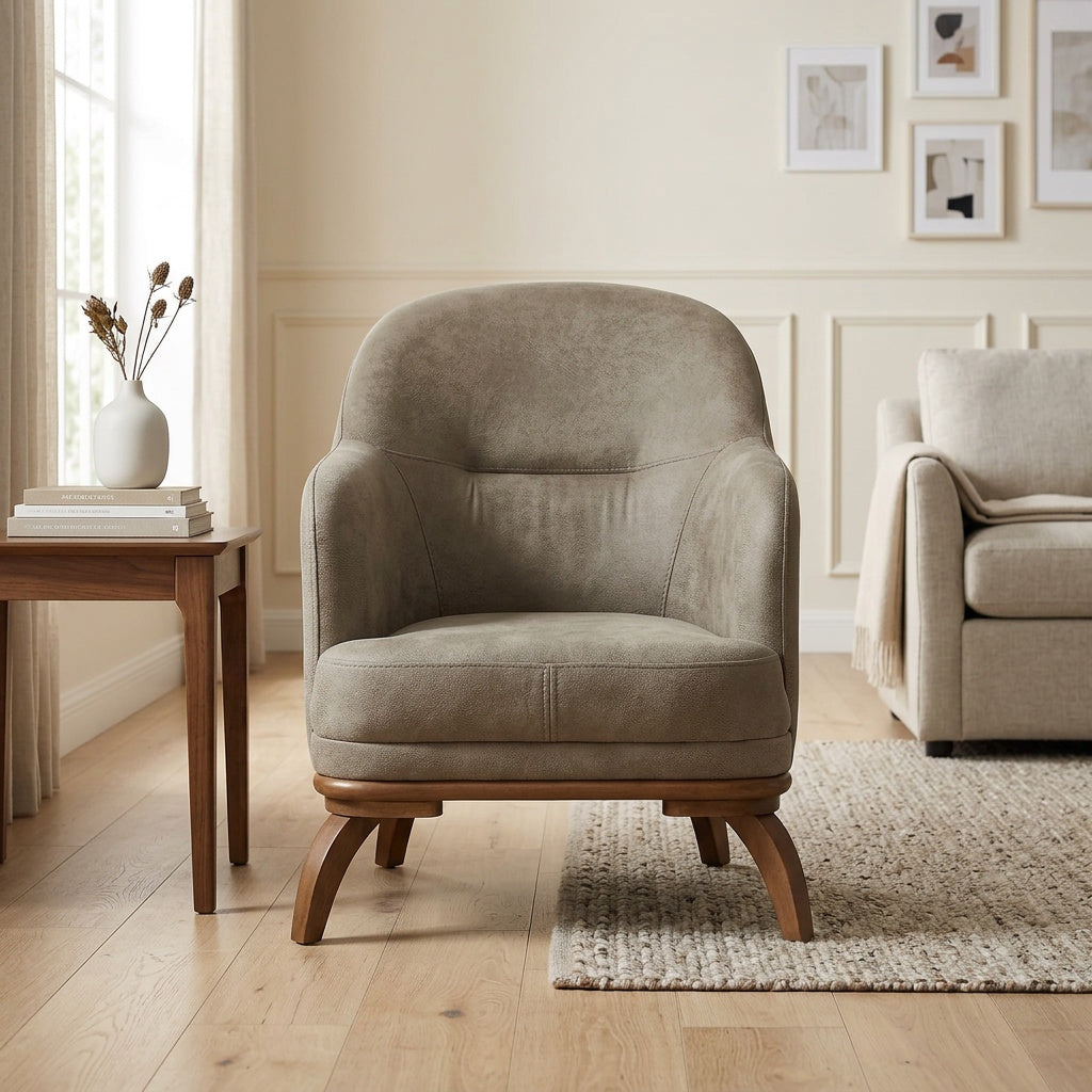 Mia 4-pieces (2 Sofa & 2 Chair) Livingroom Set Beige