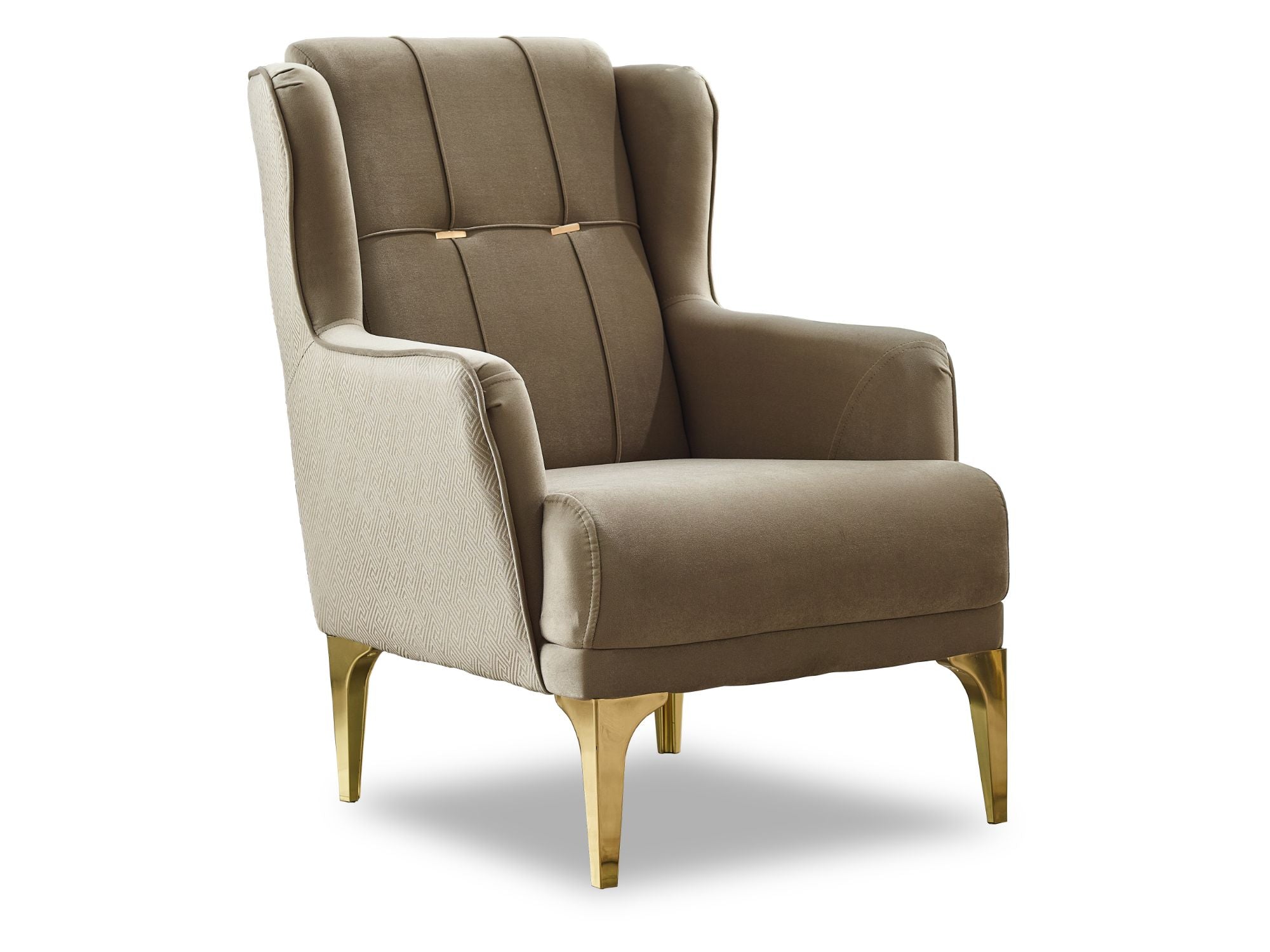 Clara 3-pieces (Sofa & Loveseat & Chair) Livingroom Set Beige