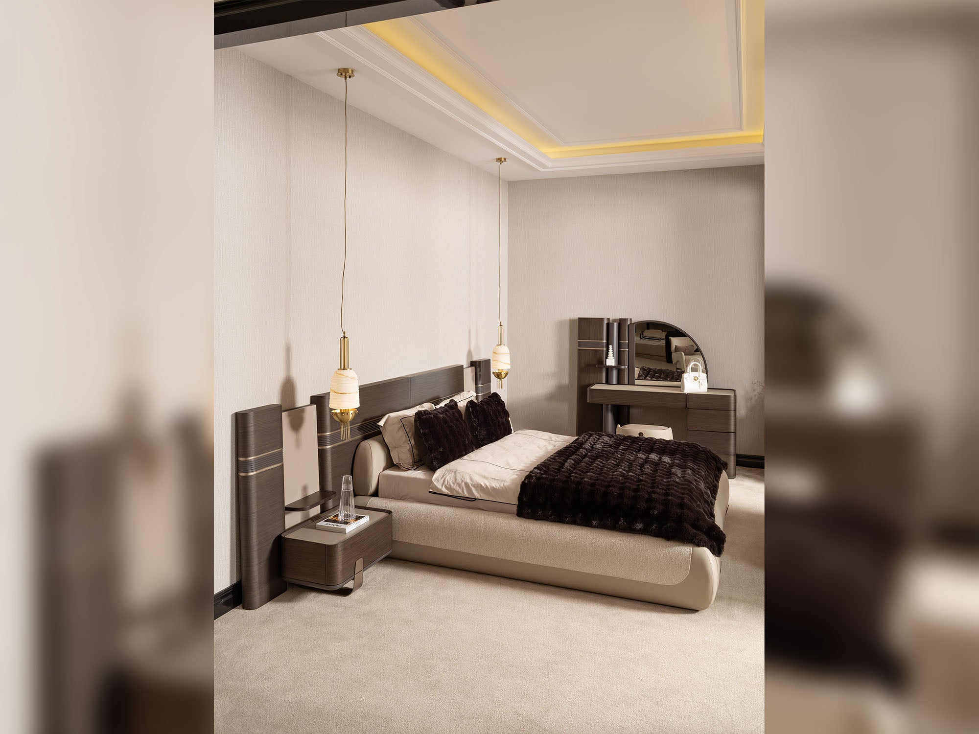 Corte Bed Frame With Headboard